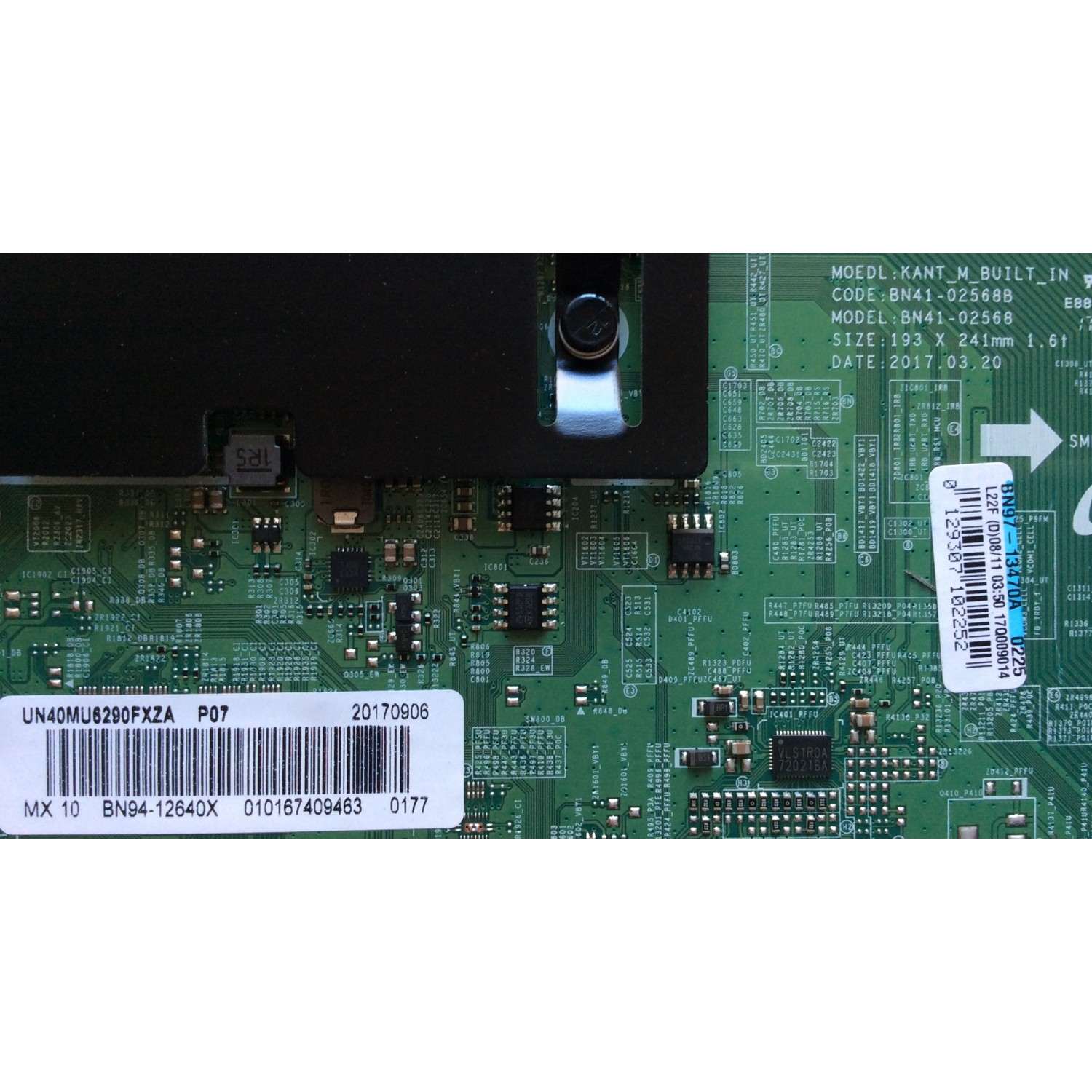MAIN PARA TV SAMSUNG / BN94-12640X / BN41-02568B / BN97-13470A / PARTE SUSTITUTA BN94-12569A / PANEL CY-GK040HGLVCH / CY-GK040HGLV3H / DISPLAY BN96-39233A / LSF400FN05-L05 / MODELOS UN40MU6290 / UN40MU6290FXZA / UN40MU6290FXZA FA01 / UN40MU6290FXZA FB02 - Imagen 2