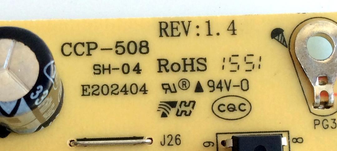 FUENTE DE PODER / TCL 81-PBE040-G93 / IPE07R41 / CCP-508 / IPE07R21D / PANEL LVF400SS0T E9 V1 / MODELOS 40FDZ700 / 40FD2700LBAA / 40FD2700 40FD2700LBAA - Imagen 4