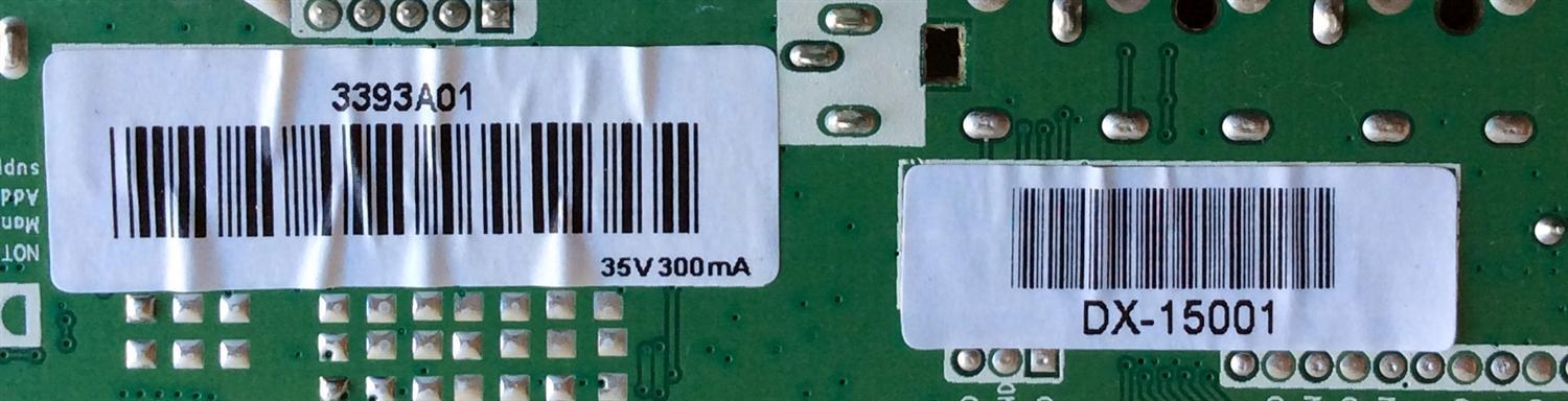 MAIN / FUENTE (COMBO) / ELEMENT 3393A01 / CV3393AL-B / DX-15001 / PANEL LC185TT1A / T185B1-P01-W06 / MODELO ELEFW195 - Imagen 4
