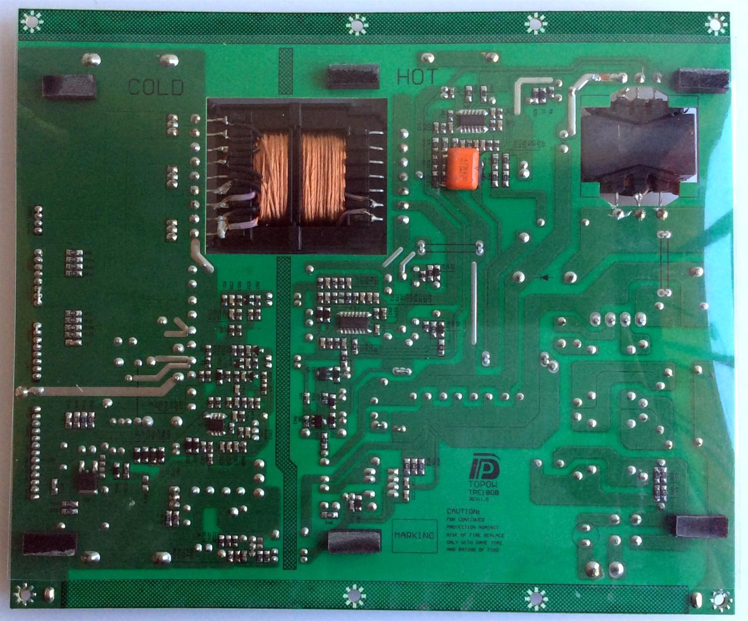 FUENTE DE PODER / SIGMAC TPE180B / TPE180B REV:1.0 / PANEL LC4201WUL (SB)(T1) / MODELO LE42AB1 - Imagen 2