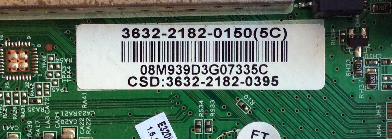 MAIN / VIZIO 3632-2182-0150 / 0171-2271-4865 / 3632-2182-0395 / MODELO E320I-A0 LAEKNLAP - Imagen 2