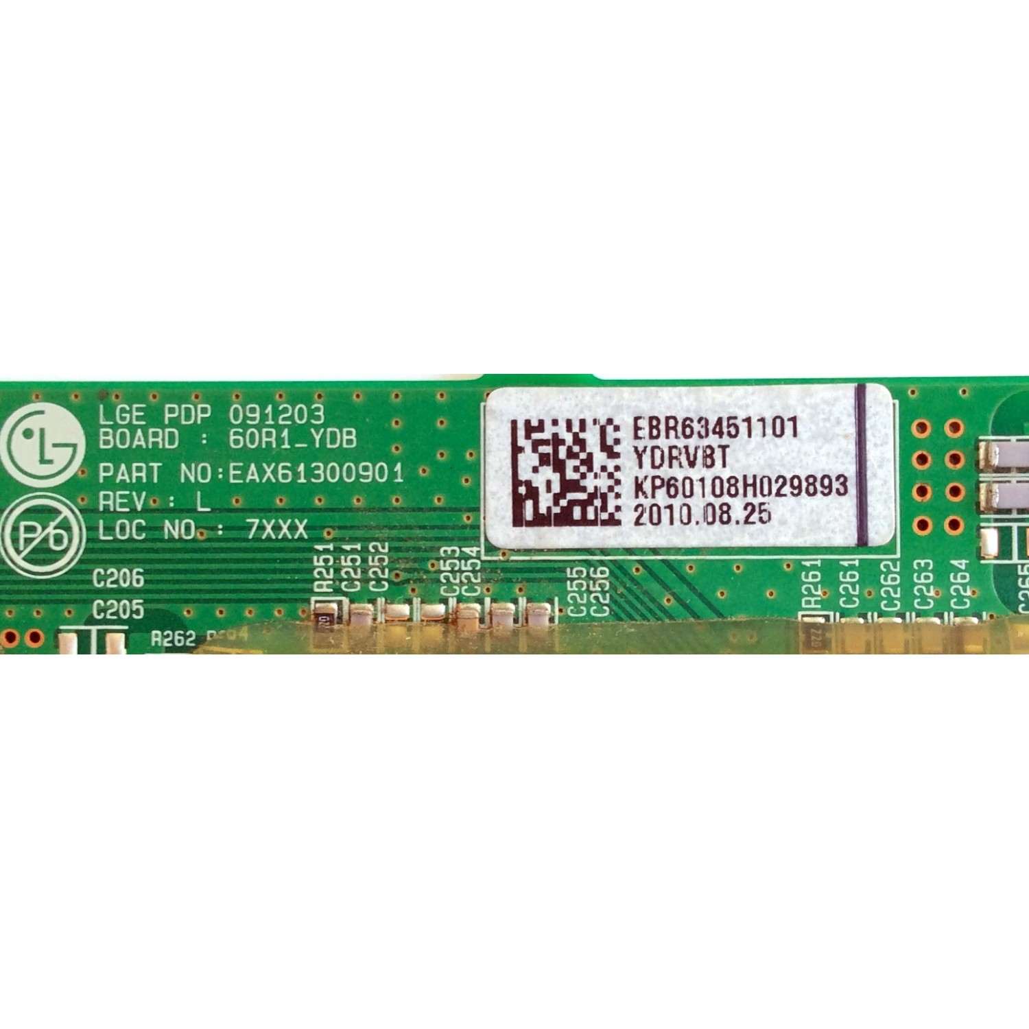 BUFFER YDRVBT / LG EBR63451101 / EAX61300901 / REV:L / PANEL PDP60R10000 / MODELOS 60PK540-UE AUSLLJR / 60PK250-UA AUSLLJR / 60PK540-UE AUSLLUR / 60PK550-UD AUSLLJR / 60PK750-UA AUSLLUR / 60PK950-UA AUSLLJR / 60PK200-UA AUSLLHR / 60PK550C-UD AUSLLJR - Imagen 2