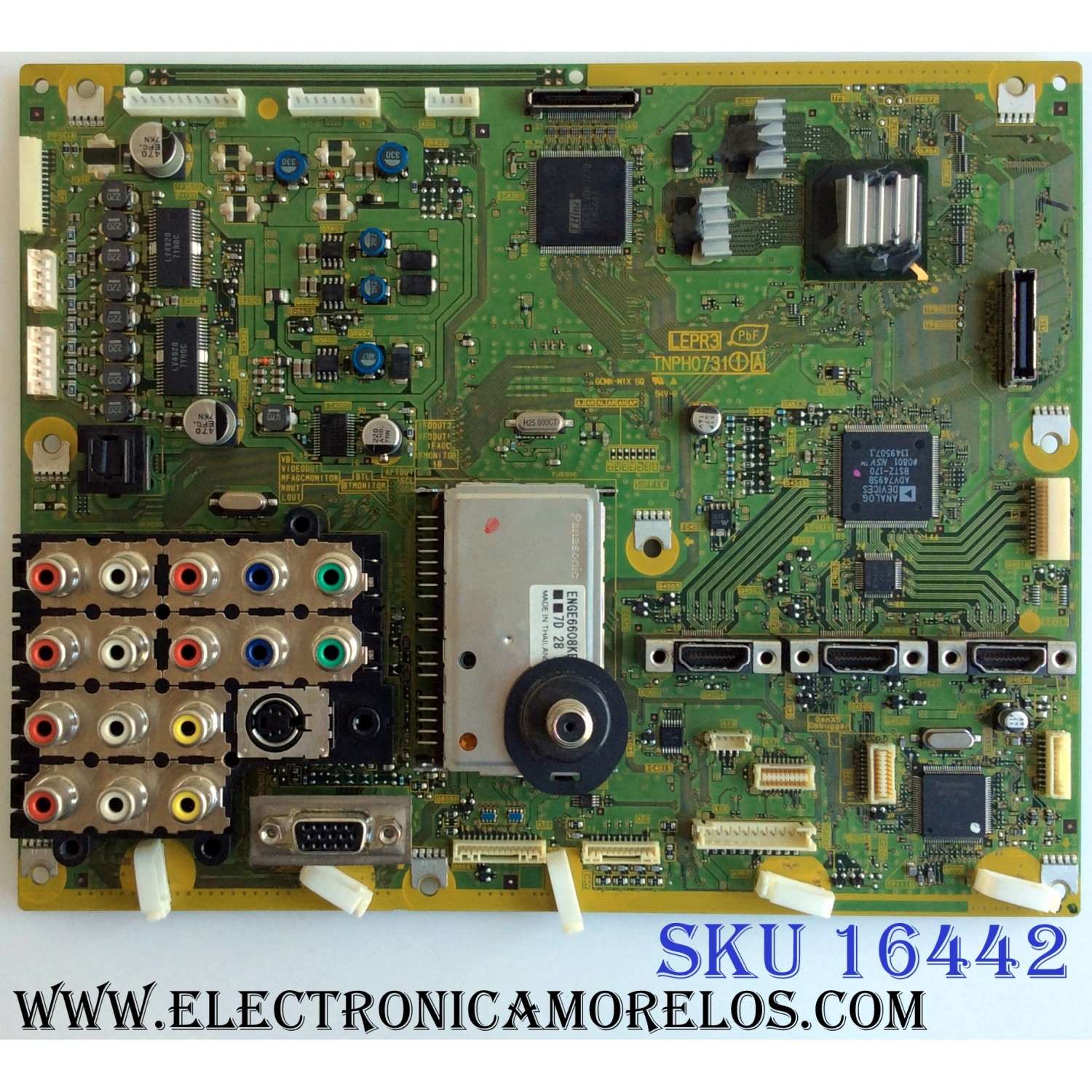 MAIN / PANASONIC TNPH0731S / TNPH0731 / PANEL MC106F16T11 / MODELO TH-42PZ800U