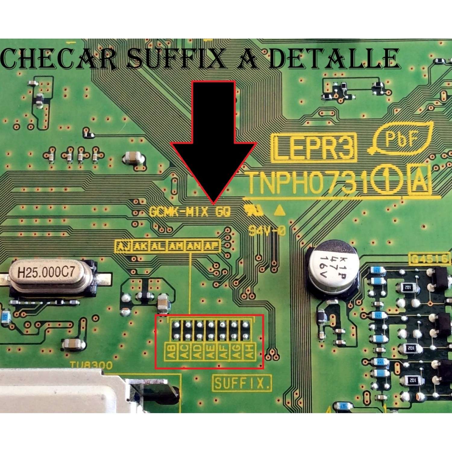 MAIN / PANASONIC TNPH0731S / TNPH0731 / PANEL MC106F16T11 / MODELO TH-42PZ800U - Imagen 2