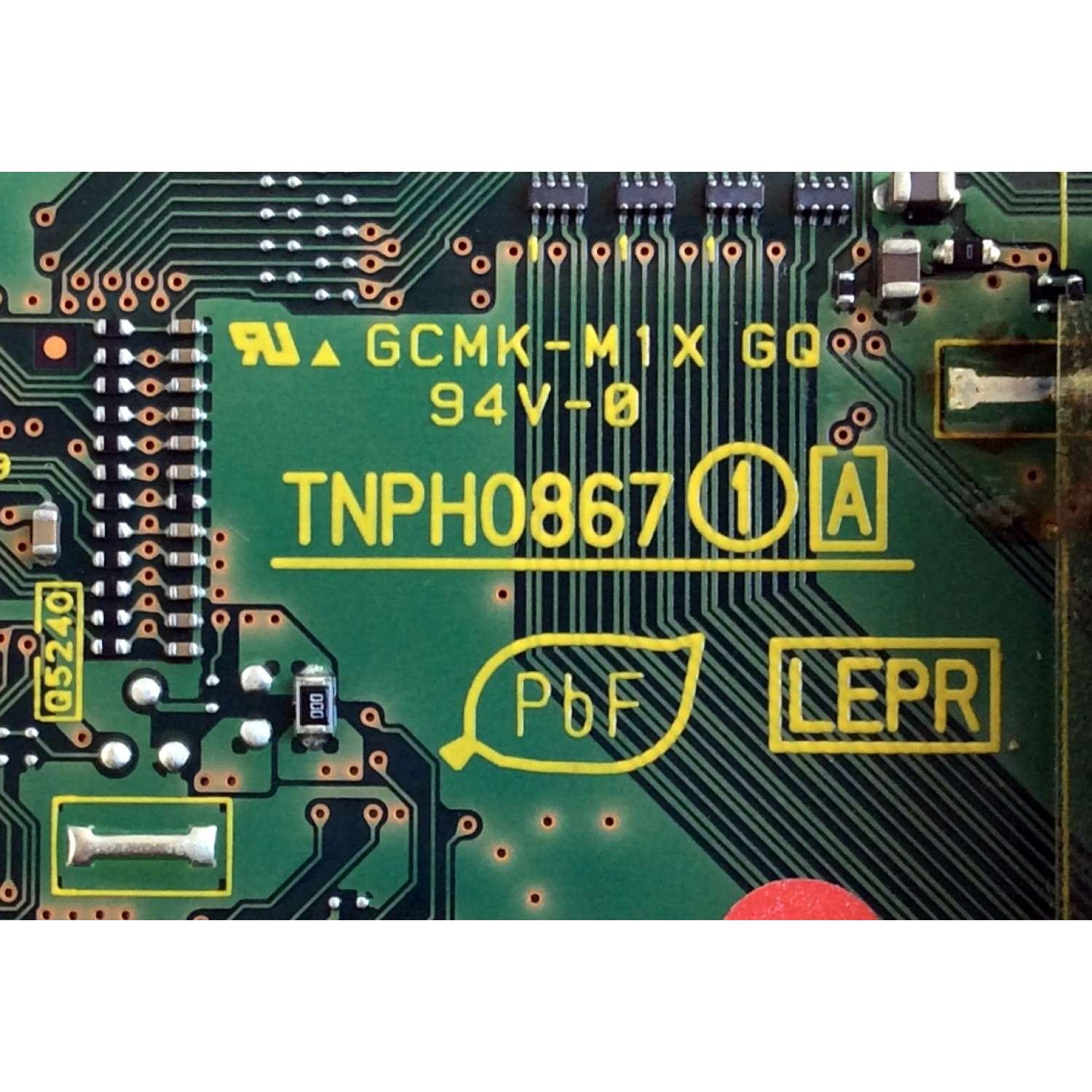 MAIN / PANASONIC TXN / A11NDUS / TNPH0867AB / TNPH0867 / PANEL AX094A076G / MODELO TH-37LRU20 - Imagen 2