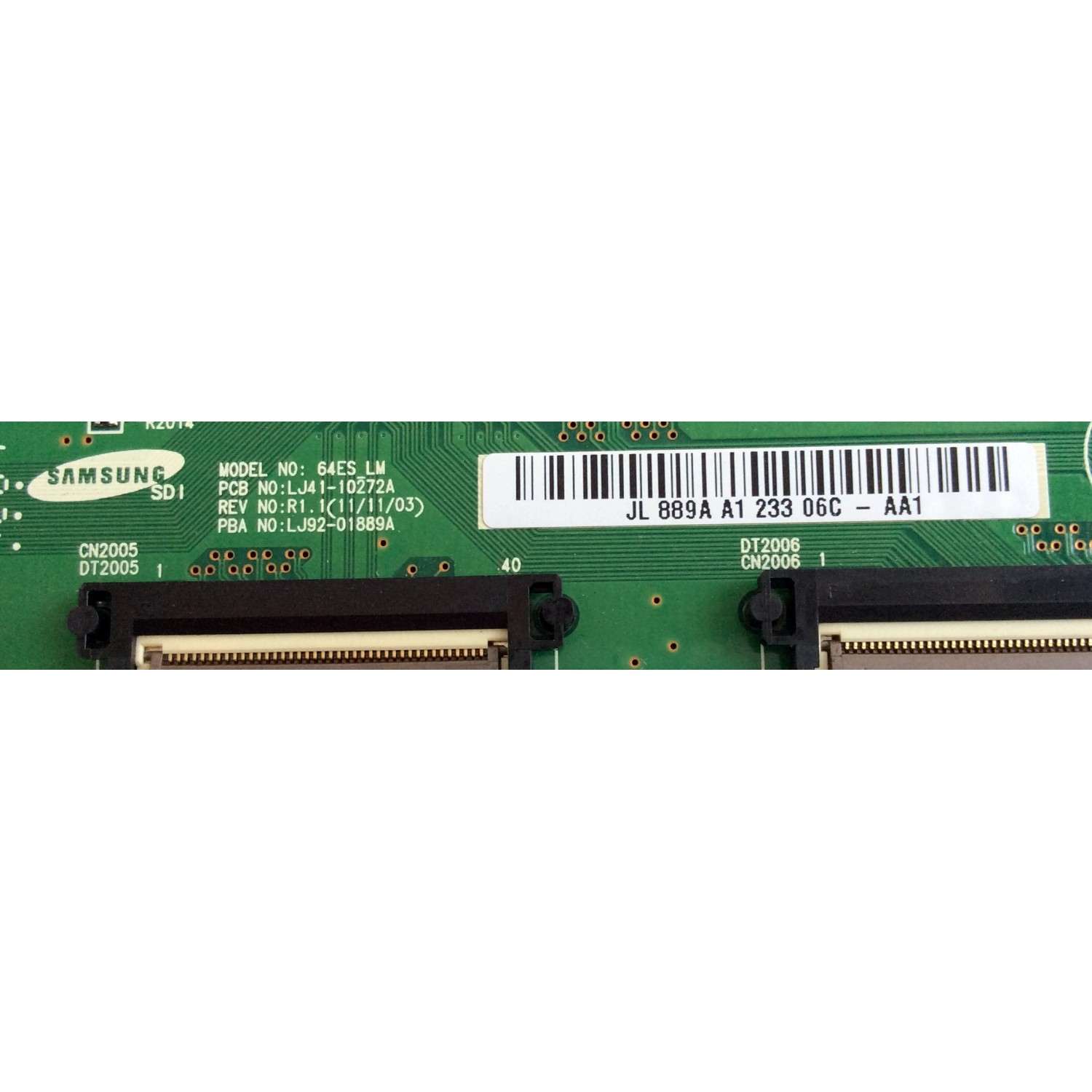MAIN LOGICA / SAMSUNG BN96-22025A / LJ92-01889A / LJ41-10272A / 889A A1 / PANEL S64FH-YD01 / S64FH-YB01 / S64FH-TB01 / MODELOS PN64E550D1FXZA TW02 / PN64E8000GFXZA TW02  - Imagen 3