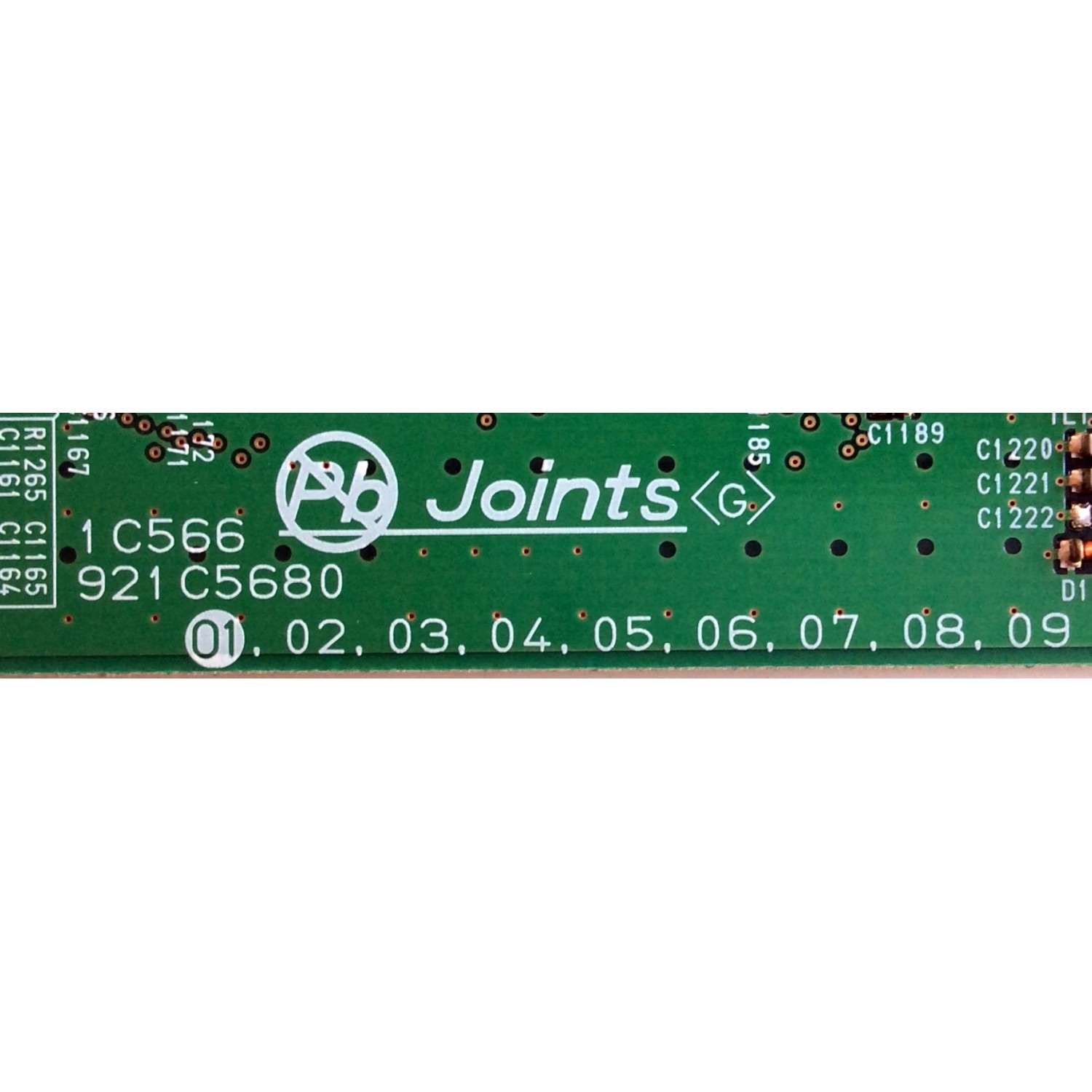 SUB T-CON / MITSUBISHI 921C568001 / 921C5680 01 / 212A01601 / 1C566 / PANEL LTA460HE08 / MODELO LCD-46LF2000 (M) - Imagen 2