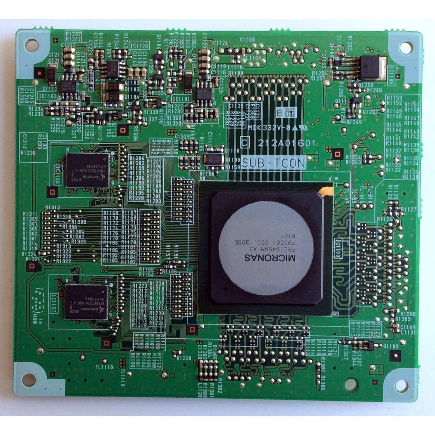 SUB T-CON / MITSUBISHI 921C568001 / 921C5680 01 / 212A01601 / 1C566 / PANEL LTA460HE08 / MODELO LCD-46LF2000 (M) - Imagen 4