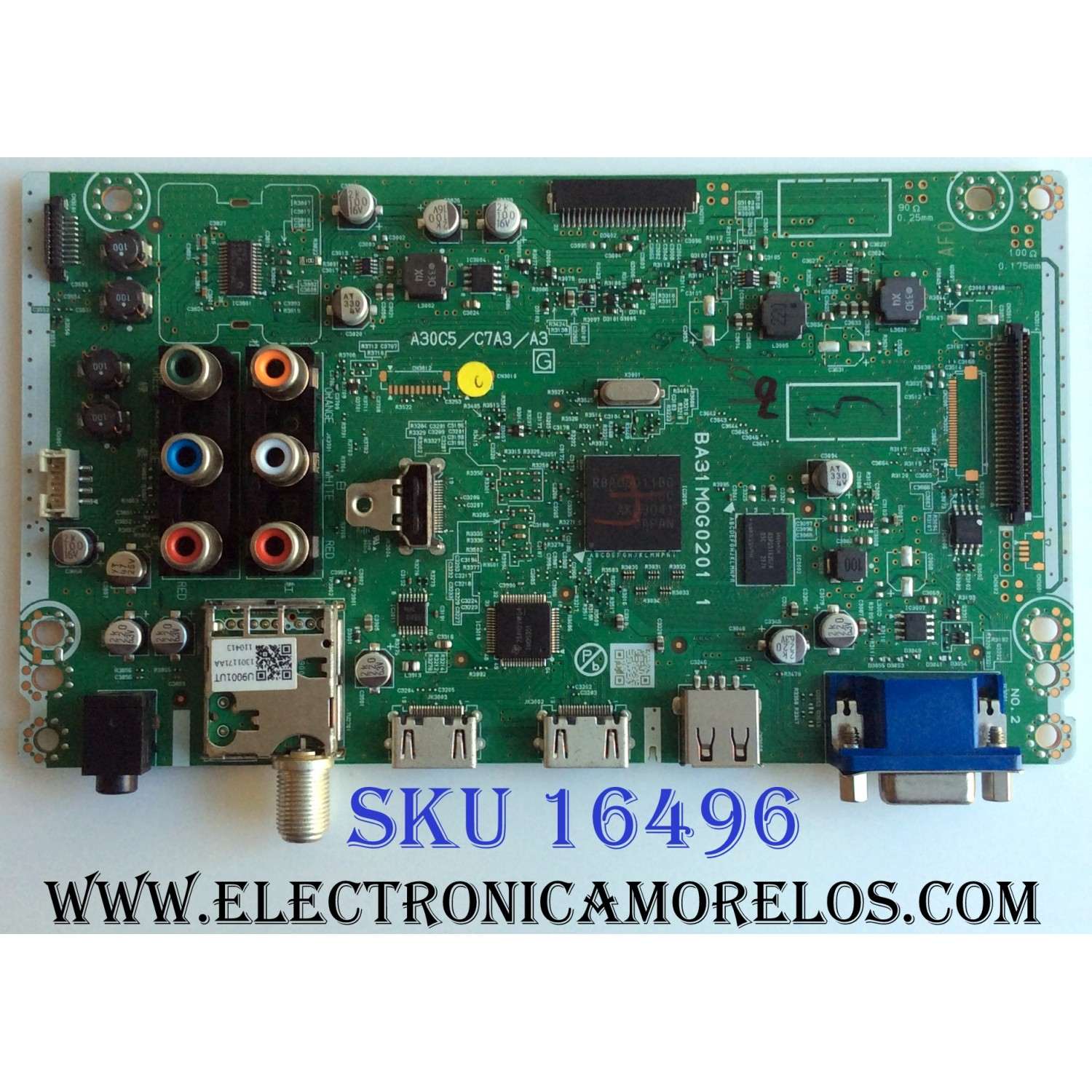 MAIN / EMERSON A3AF0MMA-001 / BA31M0G0201 2 / U9001UT / PANEL U3FF5XT / MODELOS LF320EM4 ME1 / LF320EM4F ME1