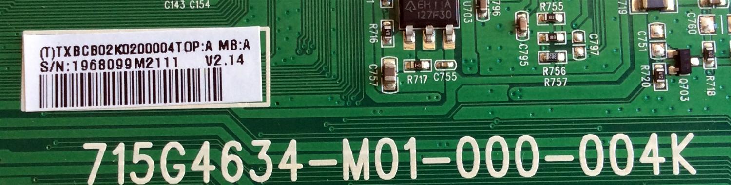 MAIN / VIZIO TXBCB02K020 / 715G4634-M01-000-004K / PANEL T315XW06 V.4 / MODELO E320VT LTMAKKCM - Imagen 2