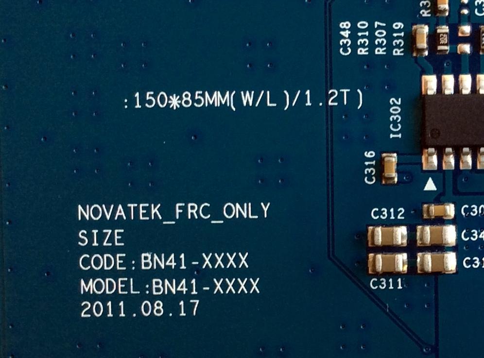 T-CON / SAMSUNG BN96-22427A / 55.65T03.C05 / 5565T03C05 / T550HVN01.6 / 55T02-C06 / PANEL DE650CGA-V1 / MODELOS UN65EH6000FXZC / UN65EH6000FXZP / UN65EH6000FXZX / UN65EH6000FXZA MH01 / UN65EH6050FXZA - Imagen 2