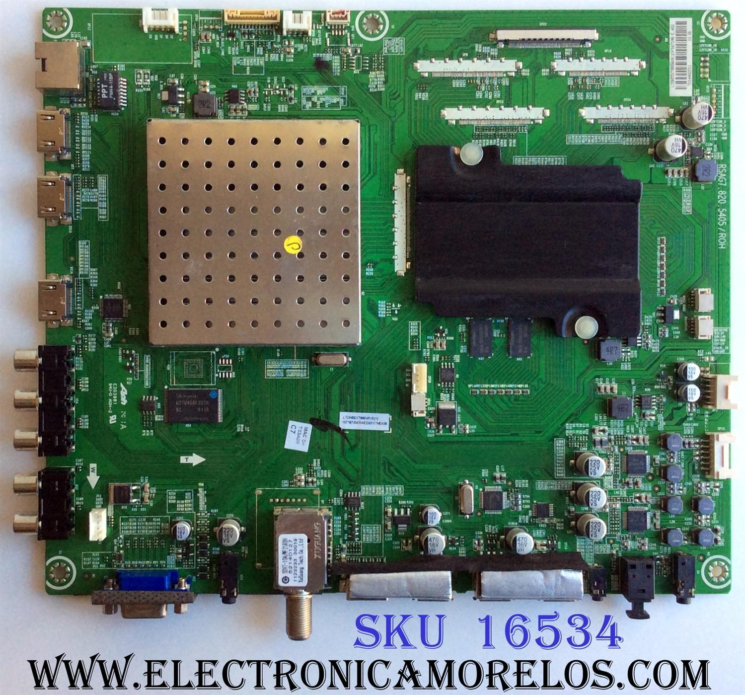 MAIN / HISENSE 167198 / RSAG7.820.5405./ROH / 167197 / LTDN55XT880WUS(1) / LTDN55XT880WUS(0) / PANEL´S MT5461D01-3 / MT5461D01-1 / MODELO 55T880UW