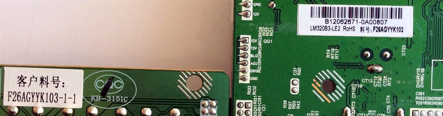 MAIN / SEIKI B12062671 / T.MS3391.A3B / MSD3391DS-S7 / PANEL LM320B3-LE2 / MODELO SE322FS - Imagen 2