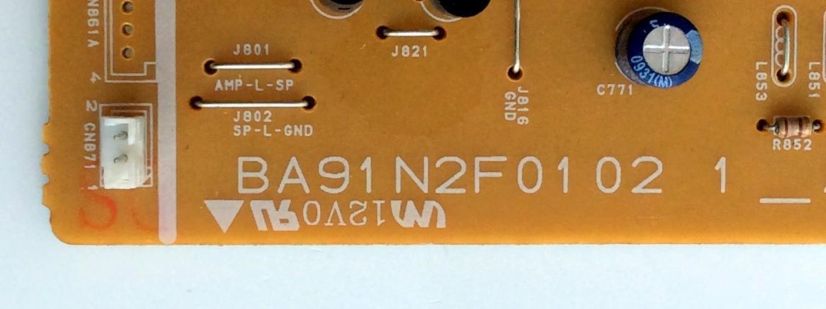 TARJETA DE AUDIO &amp; VIDEO  / PHILIPS A9175MJC / BA91N2F0102 1_A / A9175-MJC / PANEL UH22MXA / MODELO 22PFL3504D/F7 - Imagen 2