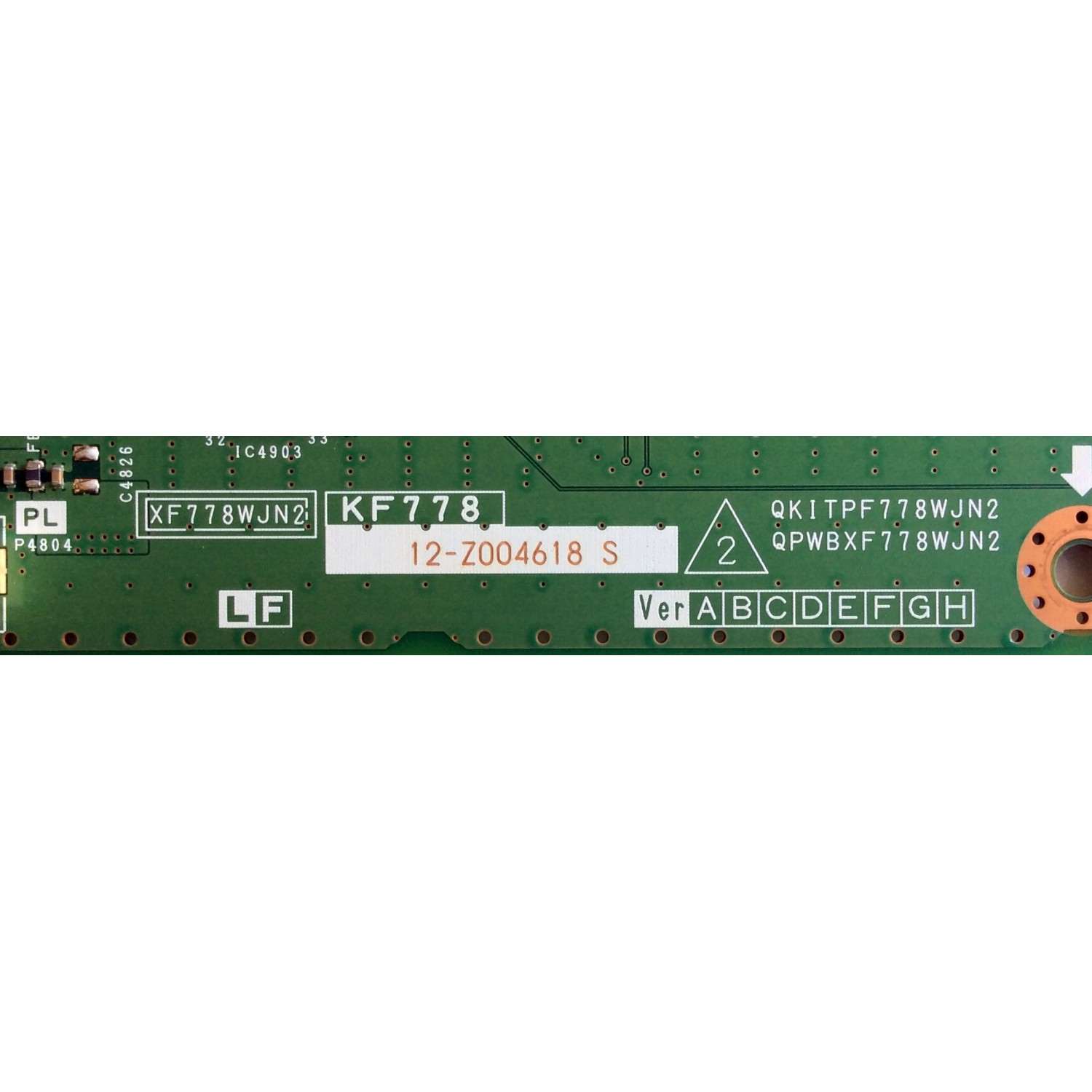 T-CON PARA TV SHARP / NUMERO DE PARTE RUNTK4910TPZZ / CPWBX4910TPZZ / 4910TPZZ / KF778 / XF778WJN2 / QKITPF778WJN2 / QPWBXF778WJN2 / PANEL´S LK600D3GW30Z / LK600D3GW30R / MODELOS LC-60LE830U / LC-60LE831U / LC-60LE832U / LC-60LE835U - Imagen 3