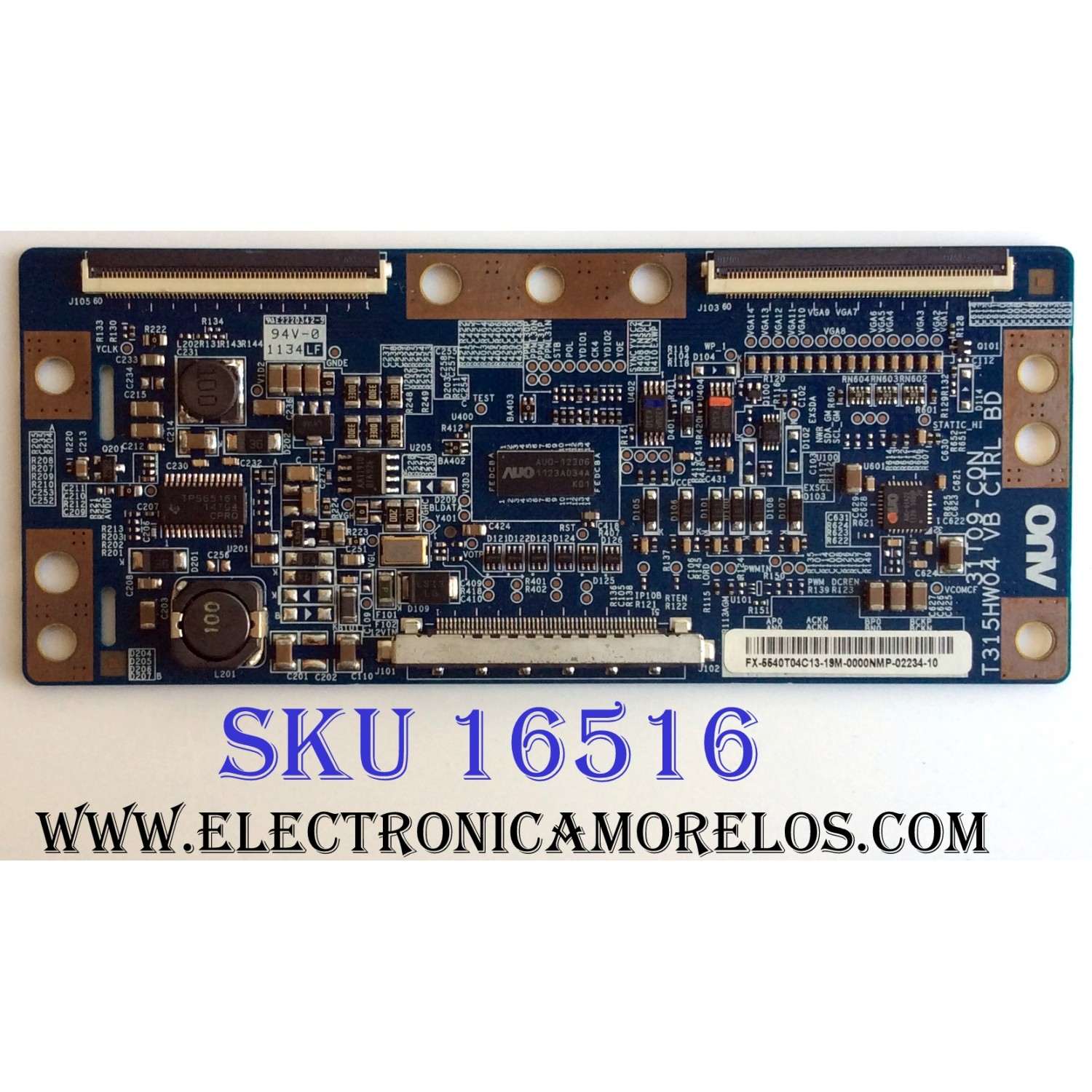 T-CON / SAMSUNG BN81-06005A / 55.40T04.C13 / 5540T04C13 / T315HW04 / 31T09-C0N / PANEL T400HW03 V.7 / MODELOS LN40D550K1FXZA / VR-4090 TW-65411-A040G	