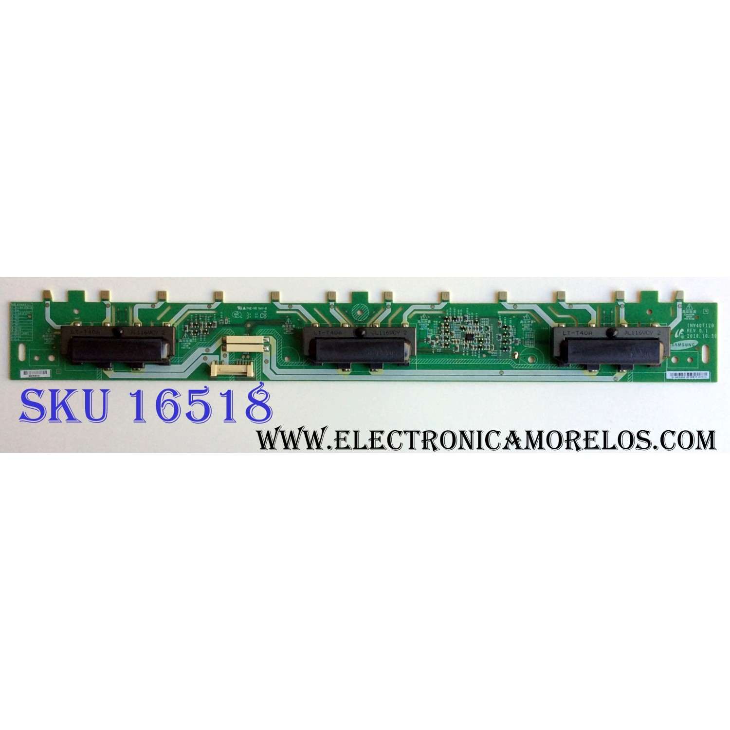 BACKLIGHT / SAMSUNG 19.40T04.004 / INV40T12B / 1940T04004 / REV 0.1 / PANEL T400HW03 V.7 / MODELOS LN40D550K1FXZA AA01 / LN40D550K1FXZA AA07 / X402BV-FHD / X405BV-FHD	