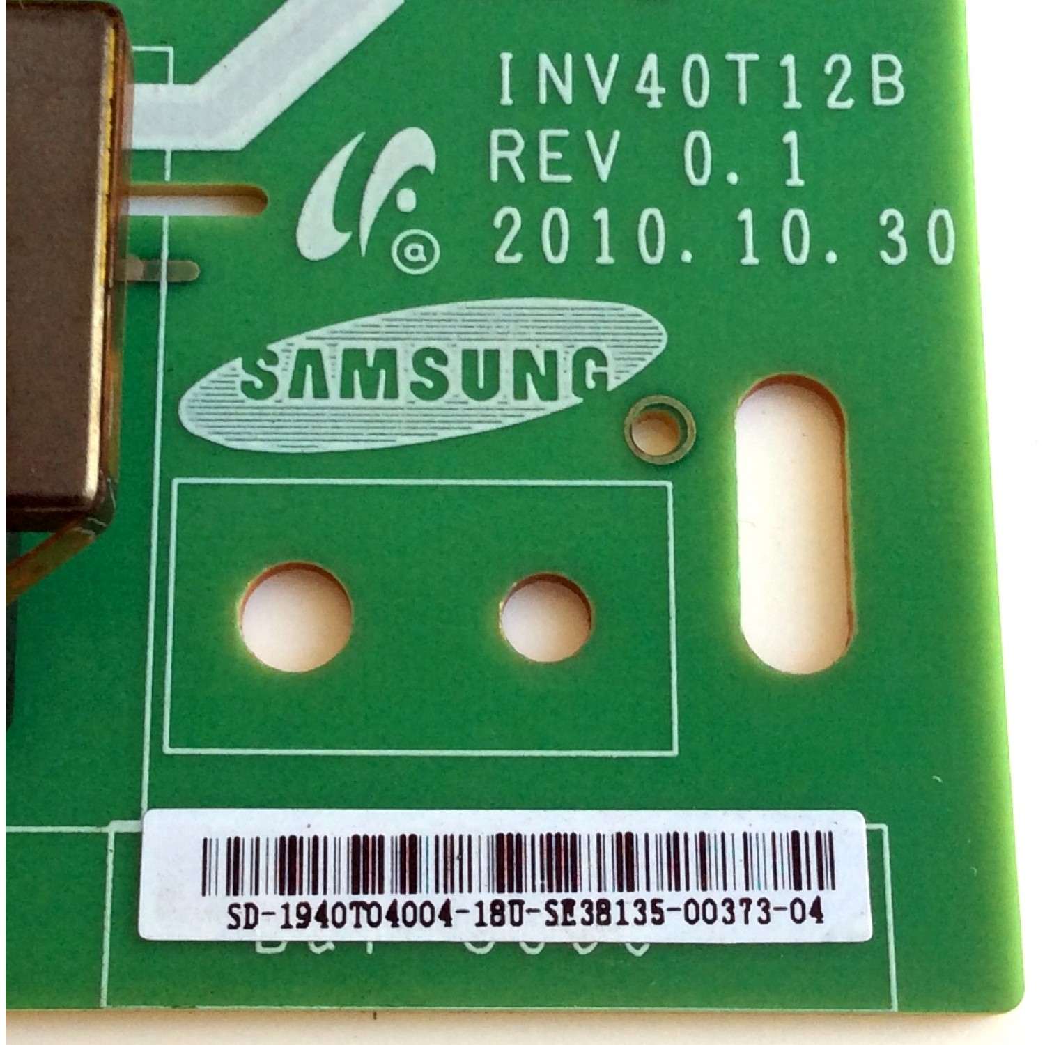 BACKLIGHT / SAMSUNG 19.40T04.004 / INV40T12B / 1940T04004 / REV 0.1 / PANEL T400HW03 V.7 / MODELOS LN40D550K1FXZA AA01 / LN40D550K1FXZA AA07 / X402BV-FHD / X405BV-FHD	 - Imagen 2