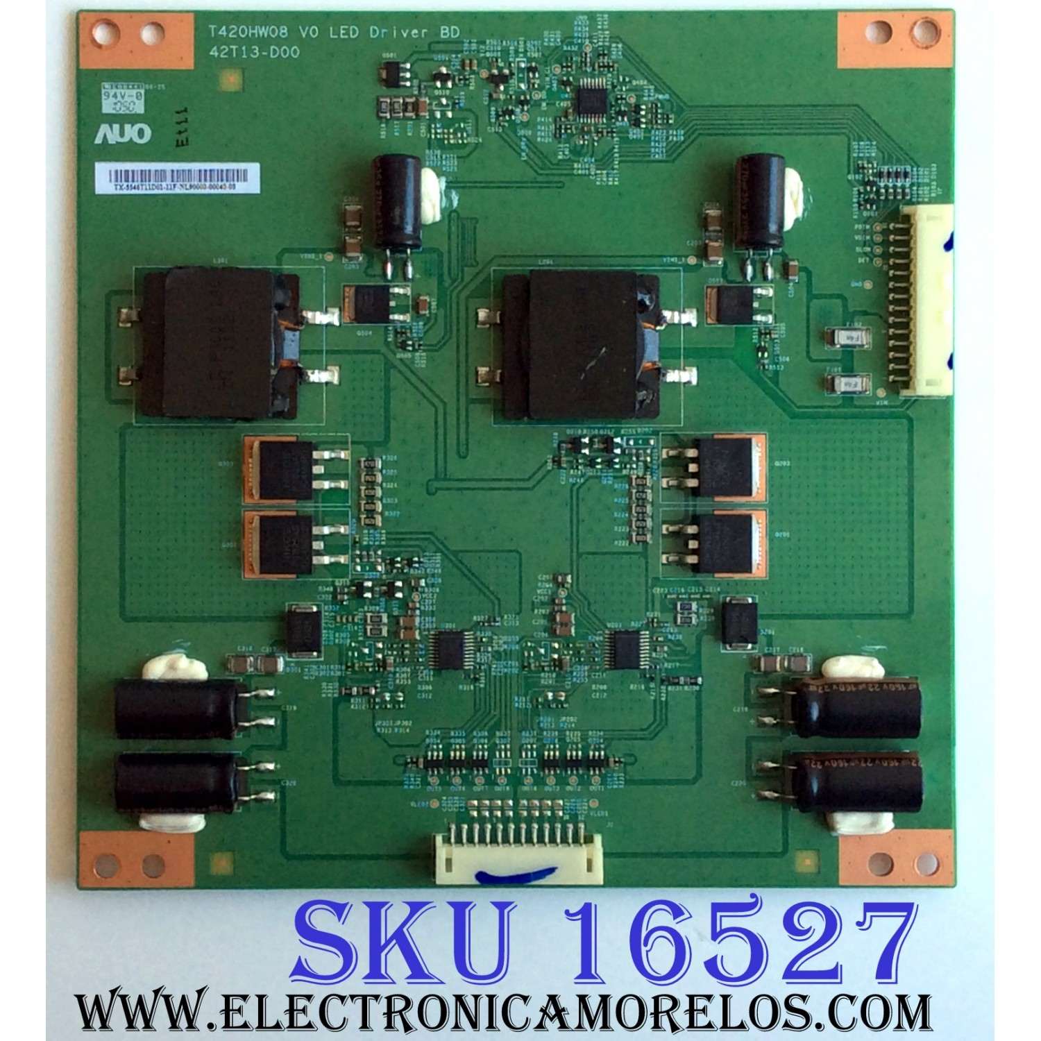 LED DRIVER / TOSHIBA 55.46T11.D01 / T420HW08 V0 / 42T12-D00 / 5546T11D01 / PANEL T460HF02 V.0 / MODELO 46SL417U