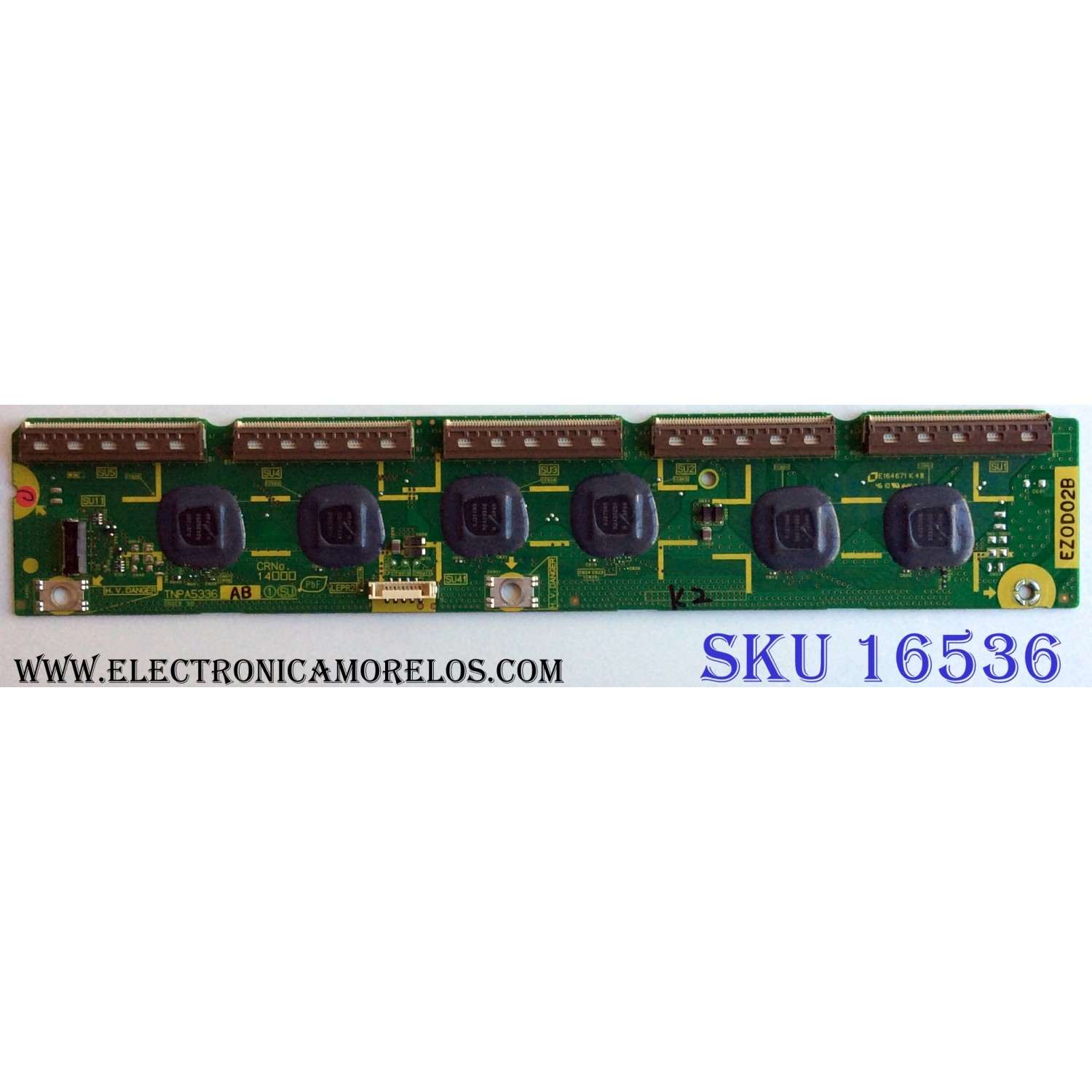 BUFFER / PANASONIC TXNSU1PHUU / TNPA5336AB / TNPA5336 / PANEL MC127FU1431 / MODELOS TC-P50ST30H / TC-P50ST30