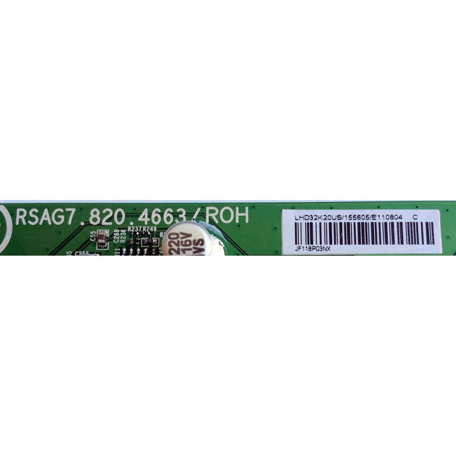 MAIN / EMERSON 155605 / RSAG7.820.4663/ROH / E110804 / LHD32K20US / PANEL HE315FH-E51\PW1 / MODELO LHD32K20US - Imagen 2