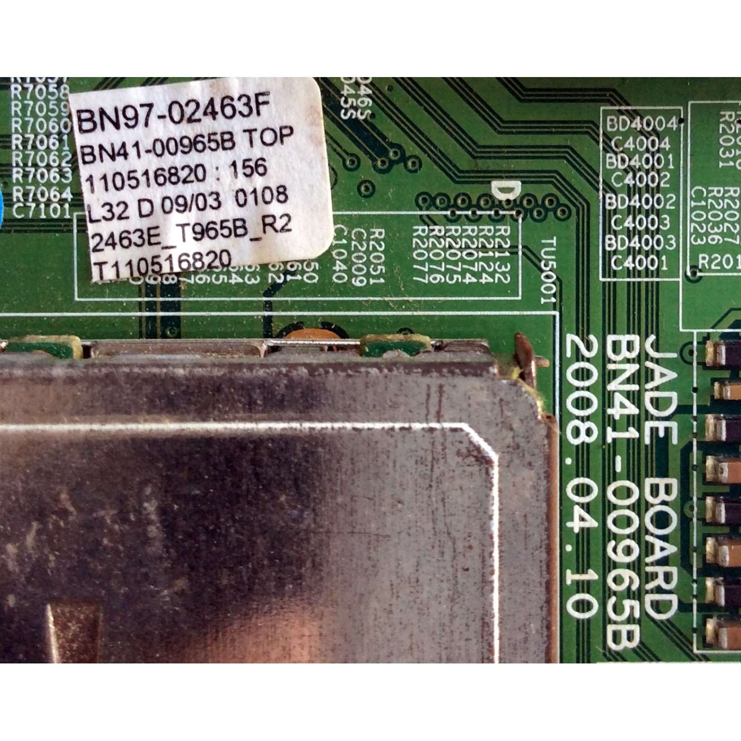 MAIN / SASMUNG BN94-02071F / BN41-00965B / BN97-02463F / PANEL T400XW01 V.6 / MODELOS LN40A330J1DXZX / LN40A330J1DXZA	 - Imagen 3