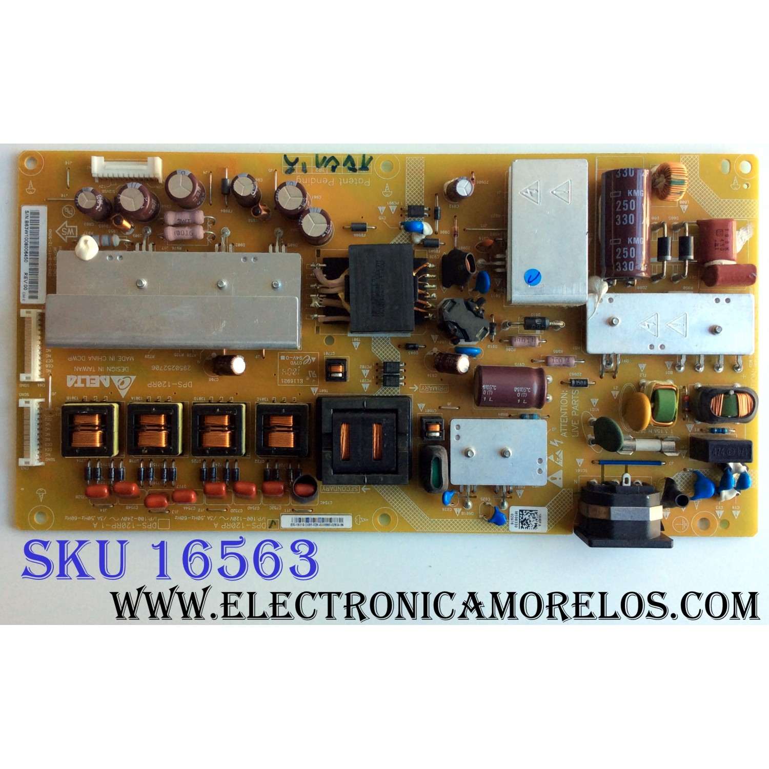 FUENTE DE PODER / INSIGNIA 19.31S13.001 / 1931S13001 / DPS-120RPA / DPS-120RP A / 2950252706 / PANEL T315HW05 V.2 / MODELO NS-32E570A11