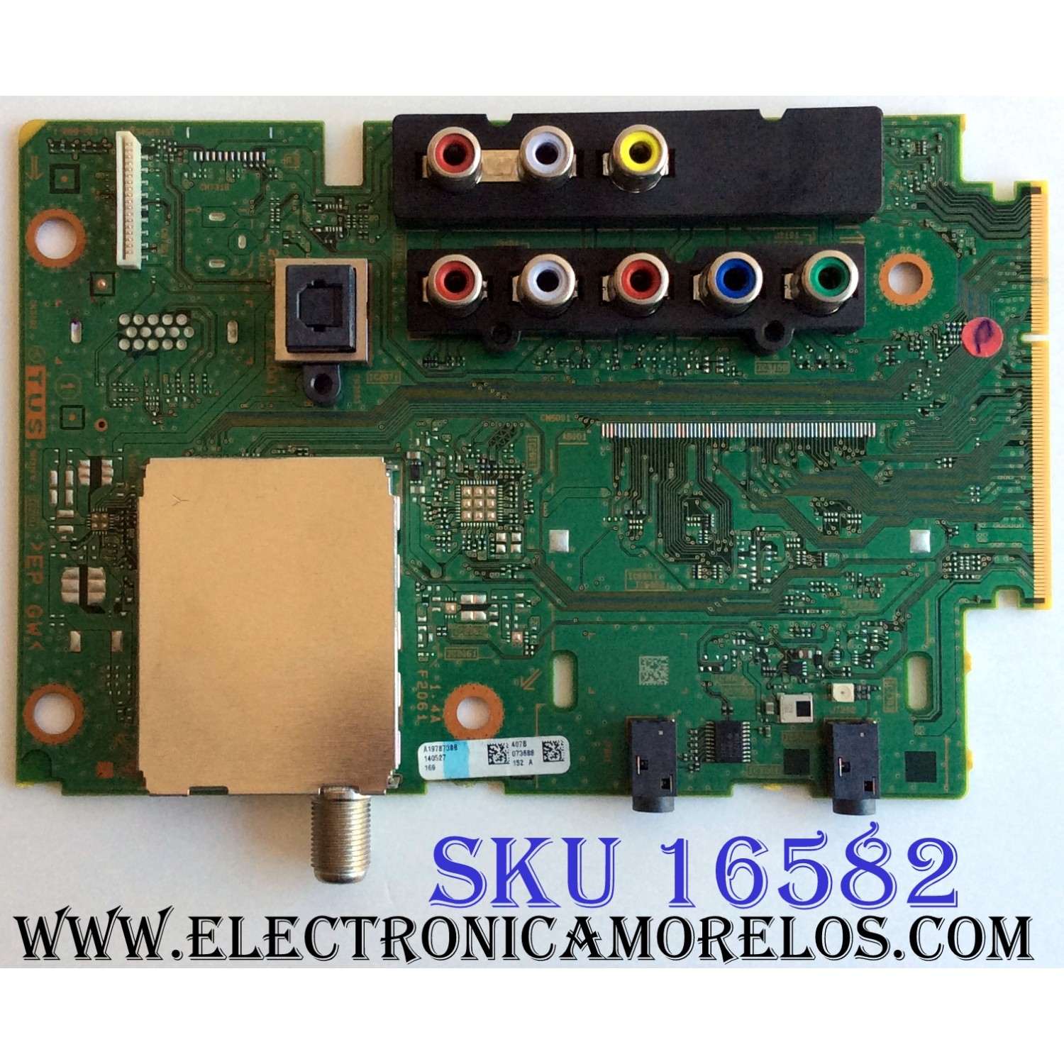 TARJETA TUNER DIGITAL PARA CANALES Y  A/V / SONY 4K 3D / A-1978-738-B / A1978738B / A1978738B 407B / 1-889-203-13 / 173457513 / PANEL SYV4931 / MODELO XBR-49X850B
