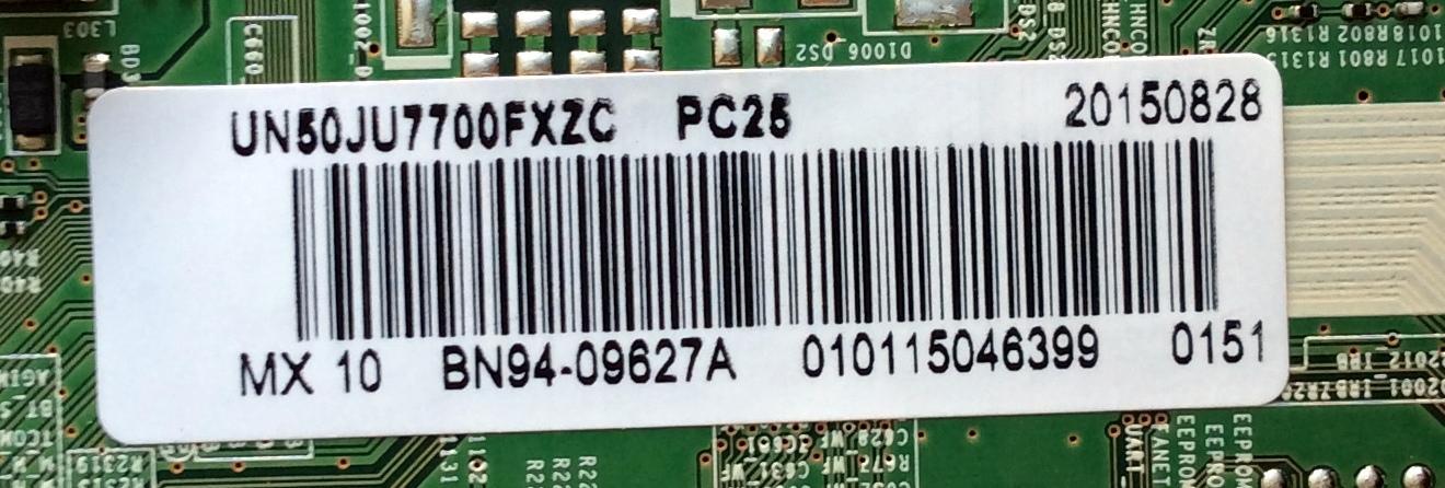 MAIN / SAMSUNG BN94-09627A / BN41-02356C / BN97-10227A / MODELO UN50JU7700FXZC - Imagen 2