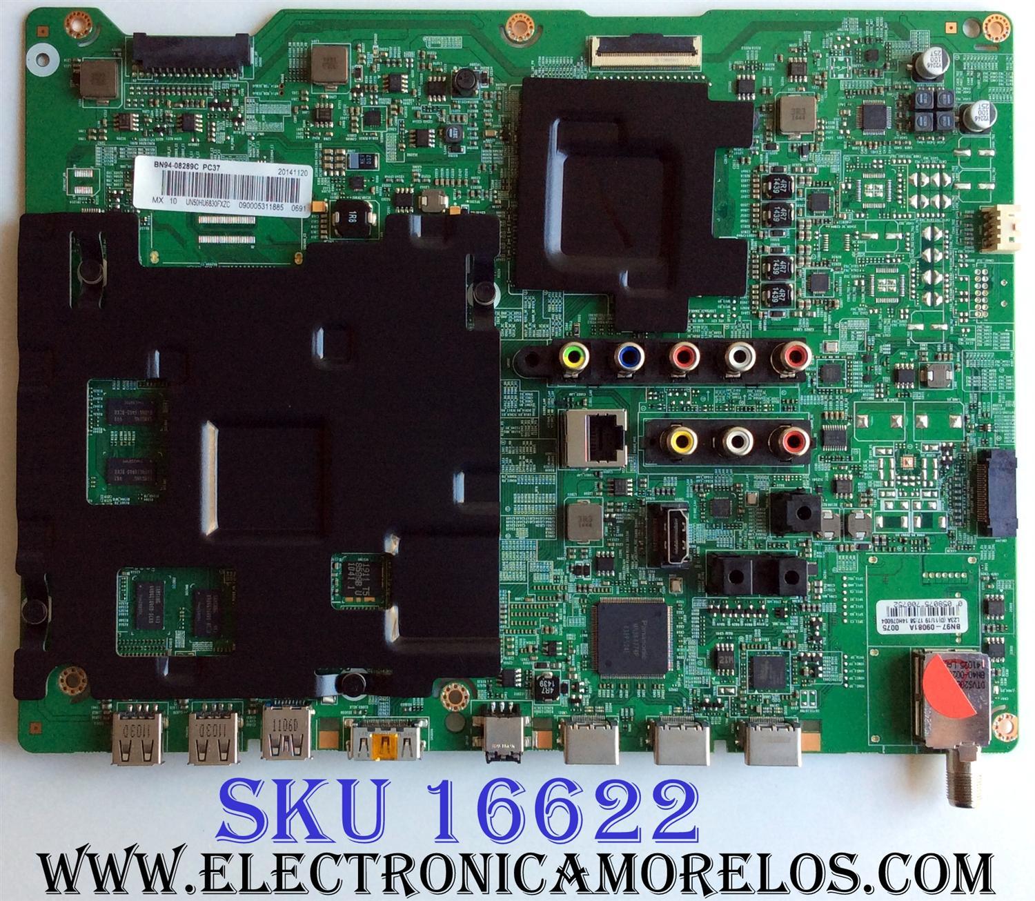 MAIN / SAMSUNG BN94-08289C / BN41-02206B / BN97-09081A / MODELO UN50HU6830FXZC