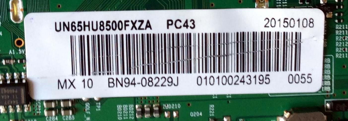 MAIN / SAMSUNG BN94-08229J / BN41-02257B / BN97-08855N / PANEL CY-KH065FSNV2H / MODELOS UN65HU8500FXZA / UN65HU8500FXZA QS06 - Imagen 4