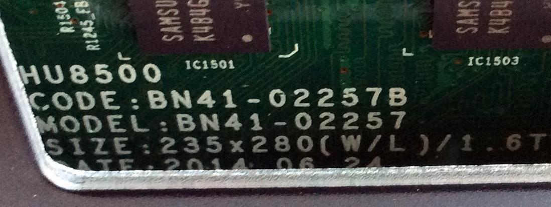 MAIN / SAMSUNG BN94-08229J / BN41-02257B / BN97-08855N / PANEL CY-KH065FSNV2H / MODELOS UN65HU8500FXZA / UN65HU8500FXZA QS06 - Imagen 2