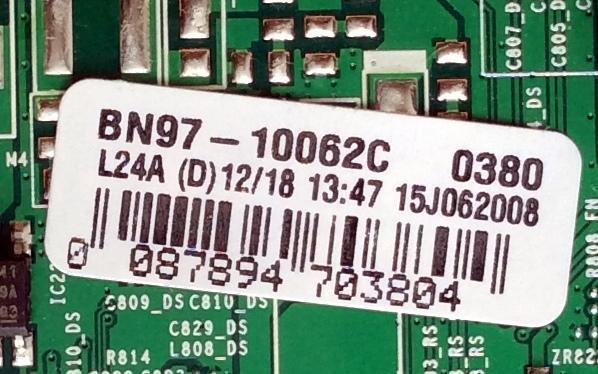 MAIN PARA TV SAMSUNG / NUMERO DE PARTE BN94-10057G / BN97-10062C / BN41-02344D / PARTES SUSTITUTAS BN94-09032C / BN94-08215H / PANEL CY-GJ065HGLV1V / MODELOS UN65JU650DFXZA / UN65JU6500FXZP / UN65JU6500FXZC / UN65JU6500FXZA TS06 / UN65JU6500FXZA TD01 - Imagen 2
