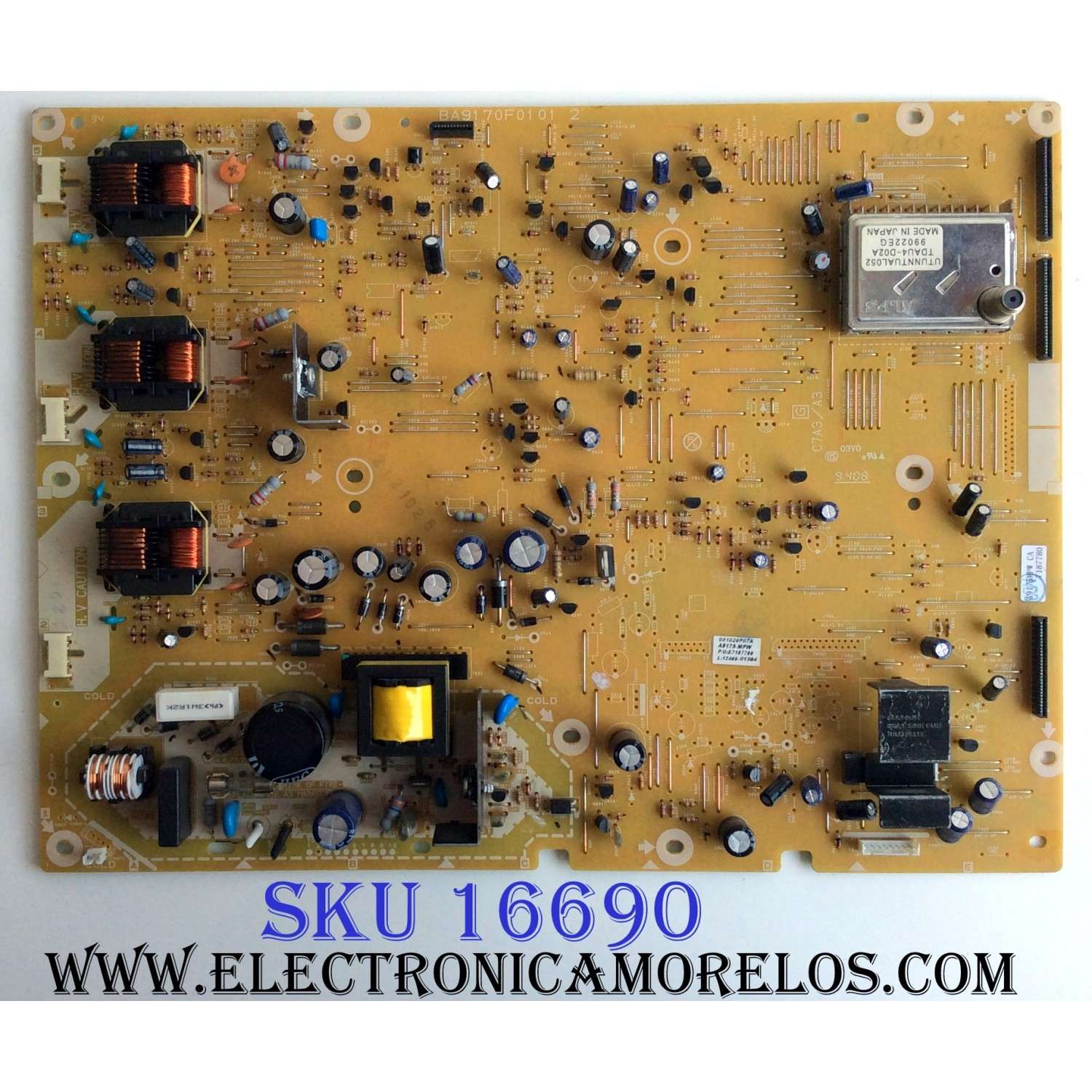 FUENTE DE PODER / PHILIPS A9175MPW / BA9170F0101 2 / A9175-MPW / PANEL UH22MXA / MODELO 22PFL3504D/F7