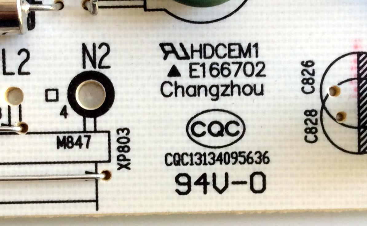 FUENTE DE PODER / HISENSE 221290 / RSAG7.820.7707/ROH / HLL-4455WP / CQC13134095636 / PANEL HD600N3U22\S1\GM\ROH 220696 / MODELOS 60DU6070 / LC-60P6070U / 60DU6070 / 60H6E - Imagen 2