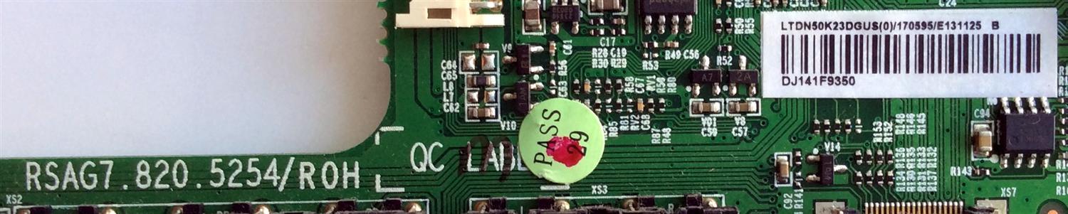 MAIN / HISENSE 170595/E131125 / RSAG7.820.5254/ROH / LTDN50K23DGUS(0) / 170595 / E131125 / PANEL HD500DF-B57\S0 / MODELO 50H6D - Imagen 3
