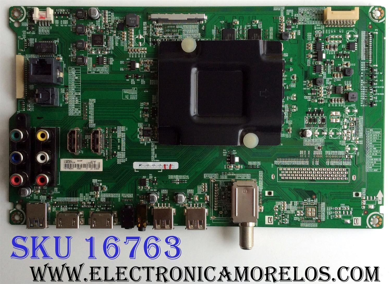 MAIN / SHARP 218700 / RSAG7.820.6715/ROH / HU65N3070UW / G17167 / TM177X50NC / 215238 / PANEL`S HD650K3U51\S3\XP\GM\ROH / HD650K3U51 / MODELO LC-65P620U 