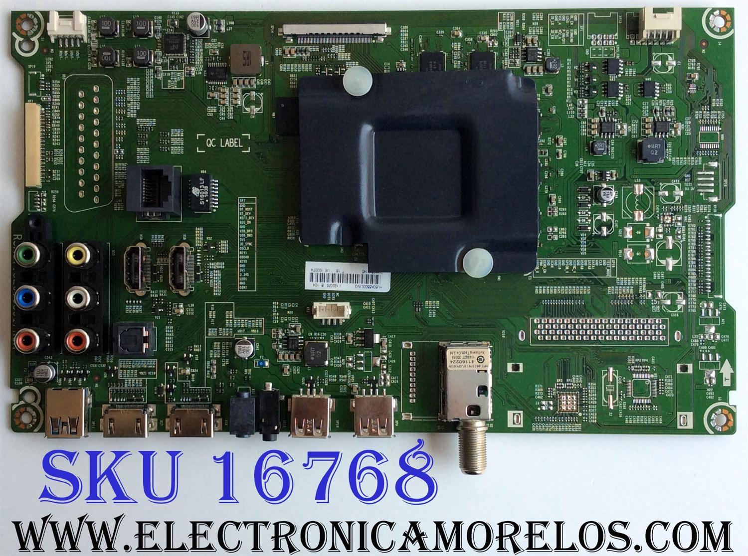 MAIN / SHARP 192075 / RSAG7.820.6591/ROH / HU50K5500UWG / HV50K5500VWG / TM165J1145 / 192074 / PANEL`S HE500IU-B51\B2\T1\S1\XP\GM\ROH / HE500IU-B51 / MODELO LC-50N7000U