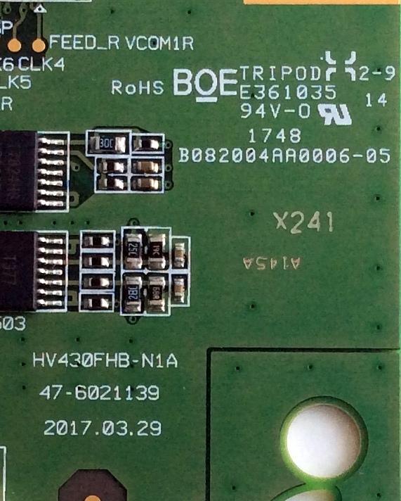 T-CON PARA TV SAMSUNG 44-9771289A / 47-6021139 / HV430FHBN1A / HV430FHB-N1A / BN96-44295A / BN81-15954A / PANEL'S CY-JM043BGEV3H / BOEI430WU1 / CY-JJ043BGAV1H / MODELOS UN43J5200DFXZX BA01 / UN43J5202AFXZA BZ01 / UN43M5300AFXZA BB02 / LH43BERBLGAXGO BA01 - Imagen 3