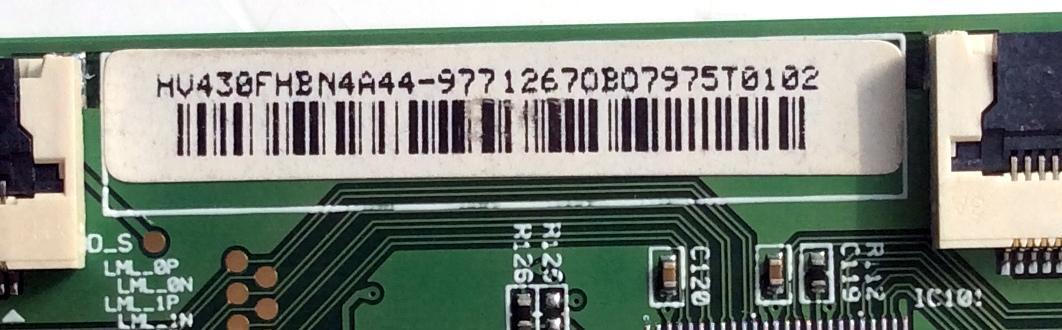 T-CON / SAMSUNG BN96-38696A / HV430FHB-N4A / 47-6021058 / HV430FHB-N4A44-977126 / PANEL´S CY-JM043BGEV3H JW39 / CY-JJ043BGEV1H / MODELOS UN43M5300AFXZA BB02 / UN43J5200AFXZA / UN43J5200AFXZA / UN43J5000AFXZA BD03 / UN43M5300AFXZA BA01 / HG43ND470SFXZA - Imagen 2