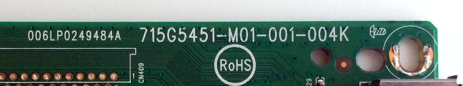 MAIN / NEC TXCCB01K038 / 715G5451-M01-001-004K / 006LP0249484A / TXCCB01K038002Q / PANEL T420HVN01.2 / MODELO E423 37007540NA - Imagen 3