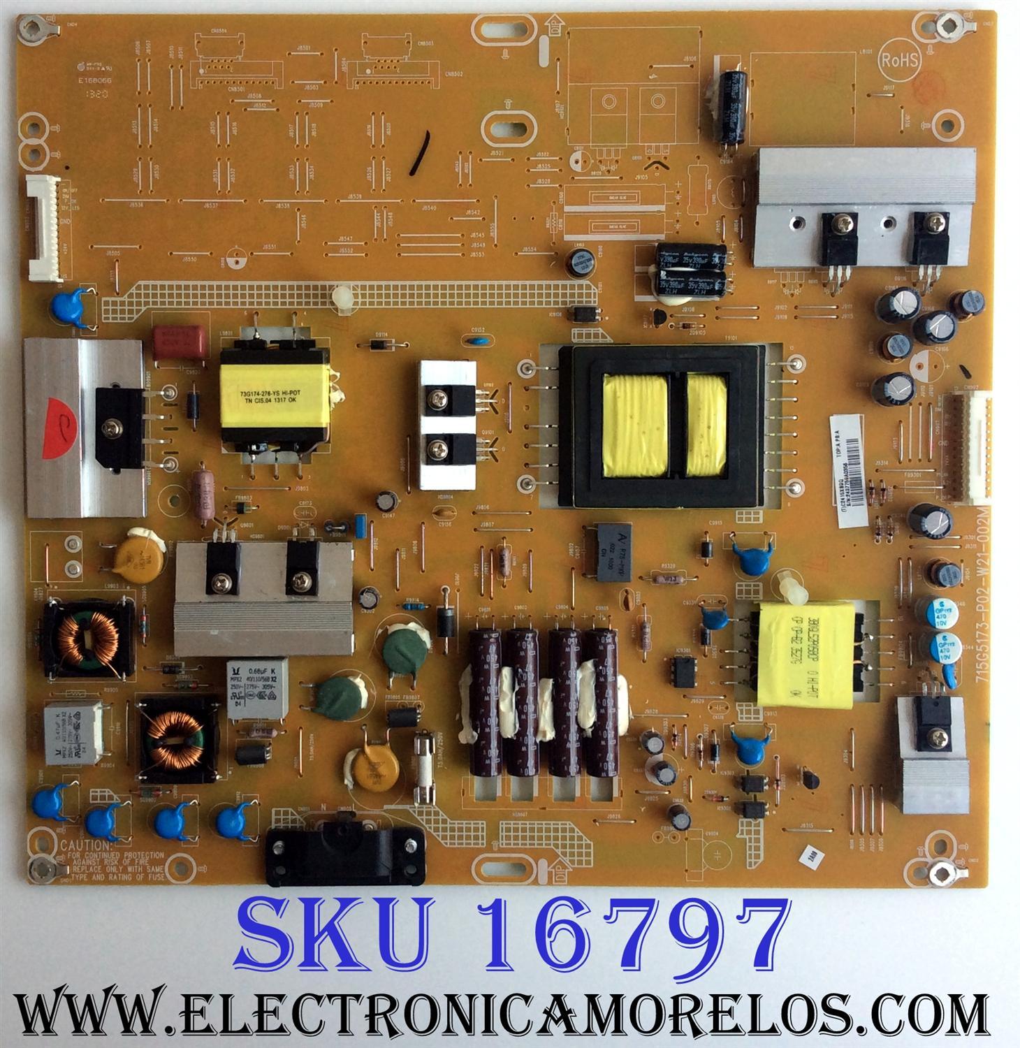 FUENTE DE PODER / NEC C2415XB9Q / ADTVC2415XB9Q / 715G5173-P02-W21-002M / PANEL T420HVN01.2 / MODELO E423 37007540NA