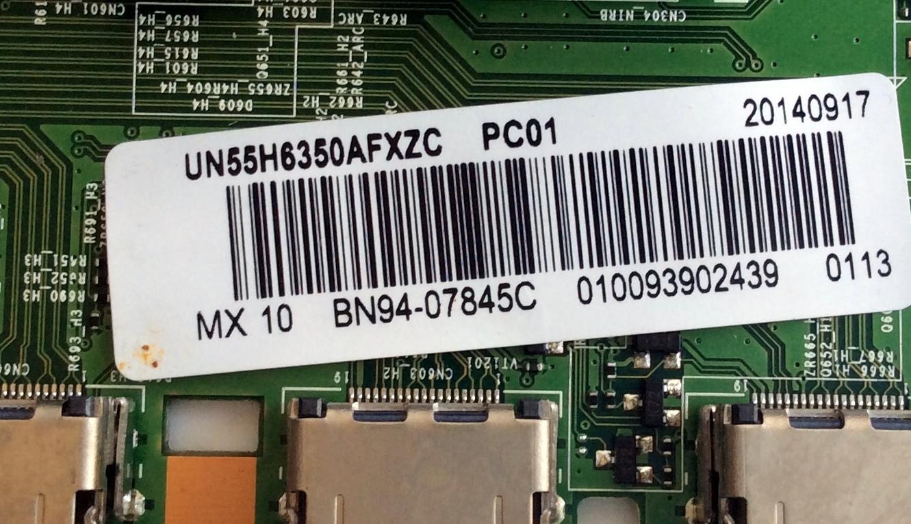 MAIN / SAMSUNG BN94-07845C / BN41-02157B / BN97-08043A / BE4A0031CIII / MODELO UN55H6350AFXZC - Imagen 4