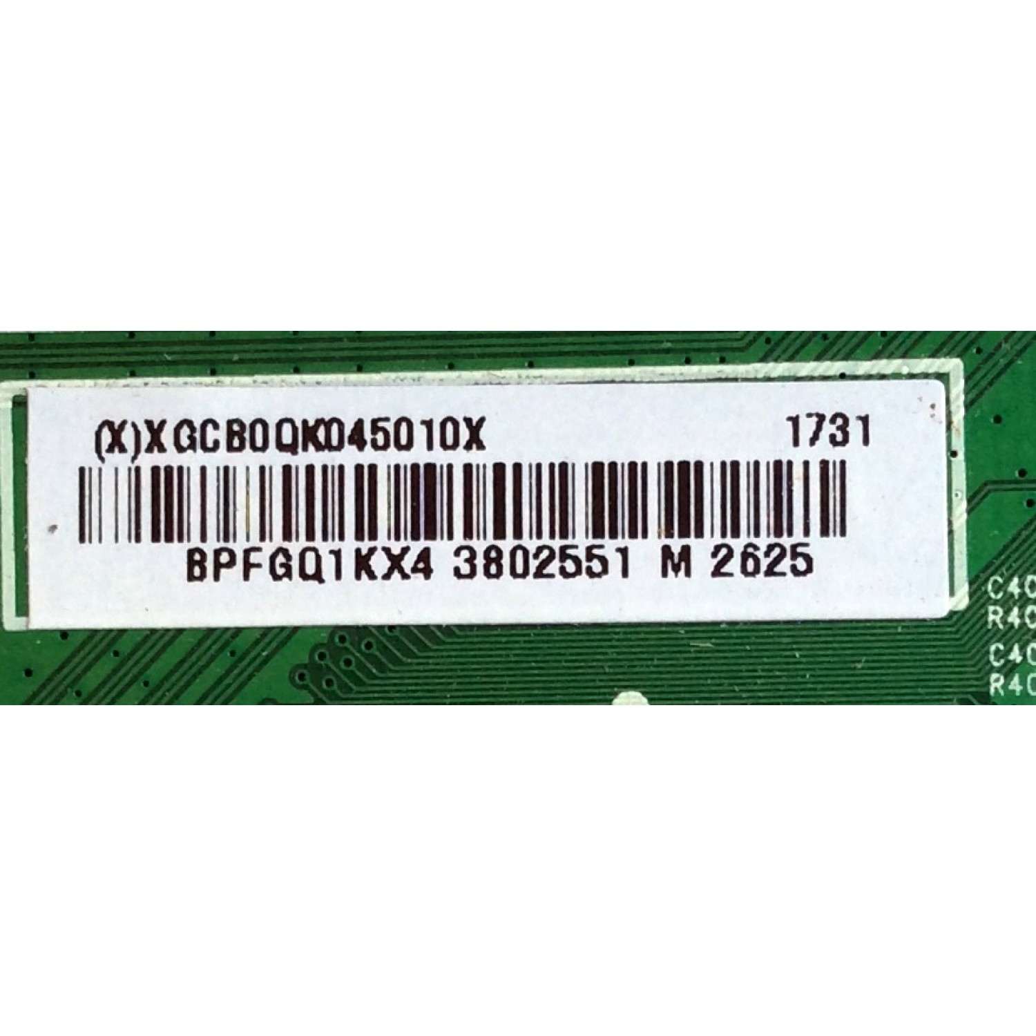 MAIN / SHARP XGCB0QK045 / 715G7228-M01-002-004Y / XGCB0QK045010X / PANEL TPT430H3-HVN01.U REV:S081B / MODELO LC-43LB481U - Imagen 2