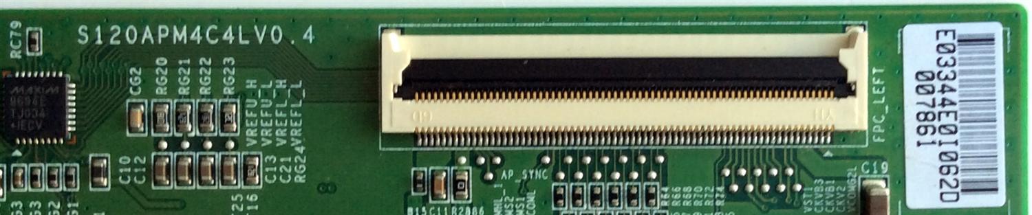 T-CON SAMSUNG 03344E / BN81-04154A / LJ94-03344E / S120APM4C4LV0.4 / PANEL´S LTF400HF15-A02 / LTF400HF15-A04 / MODELOS LN40C650L1FXZA SQ02 / LN40C630K1FXZA / LN40C650L1FXZA / LE40C650L1KXXU SQ01 / NOTA IMPORTANTE: PARTES SUSTITUTAS CHECAR EN DESCRIPCION - Imagen 2