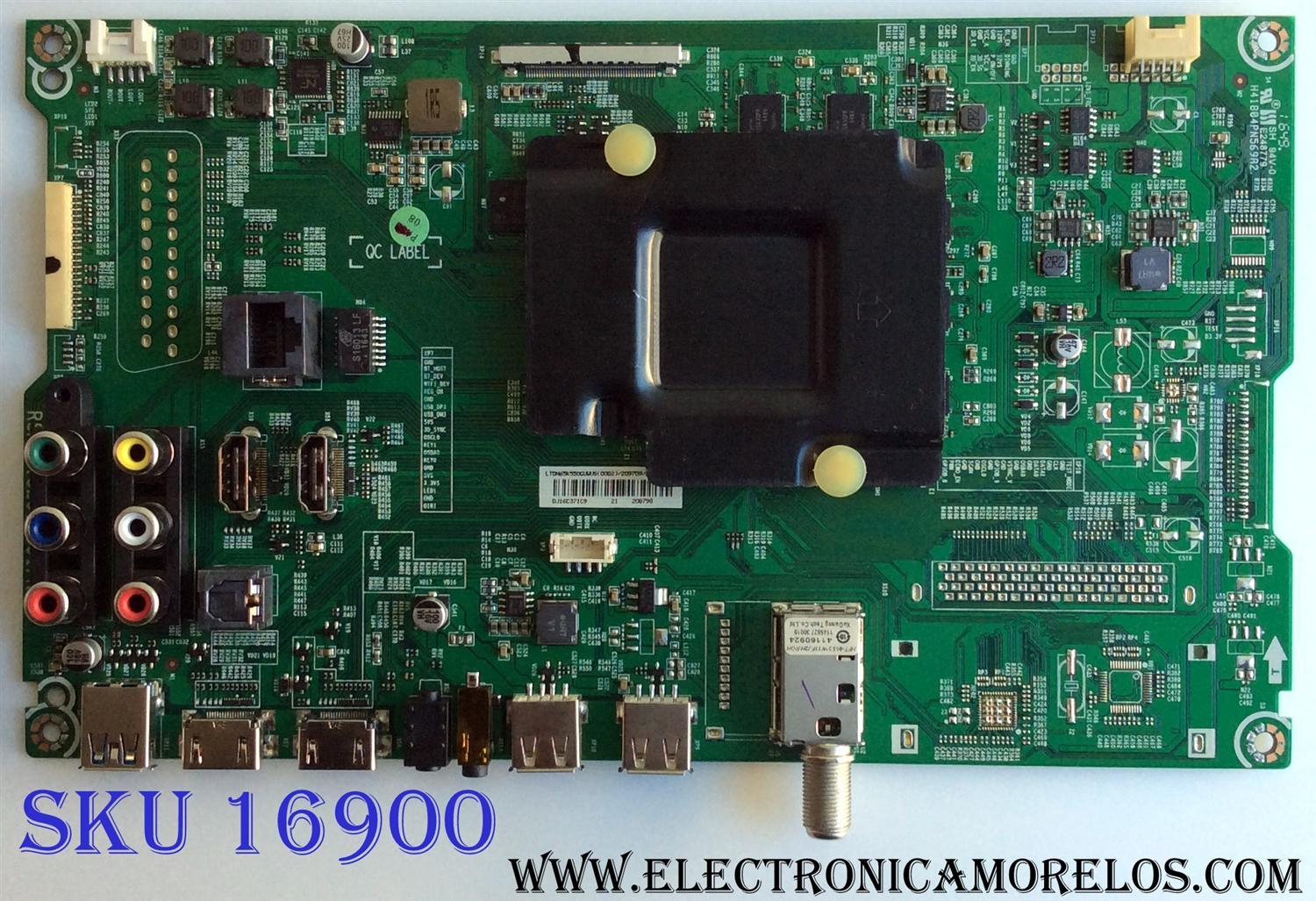 MAIN / HISENSE 209709 / 208798 / RSAG7.820.6591/ROH / PANEL HE650K5U51-L1\S0\GM\ROH / MODELO 65H8C