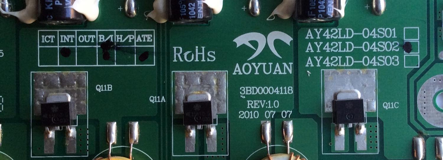 LED DRIVER / RCA RE3342B050 / AY42LD-04S02 / 3BD0004118 / PANEL V420H2-L01 / MODELO LED42A45RQ - Imagen 3