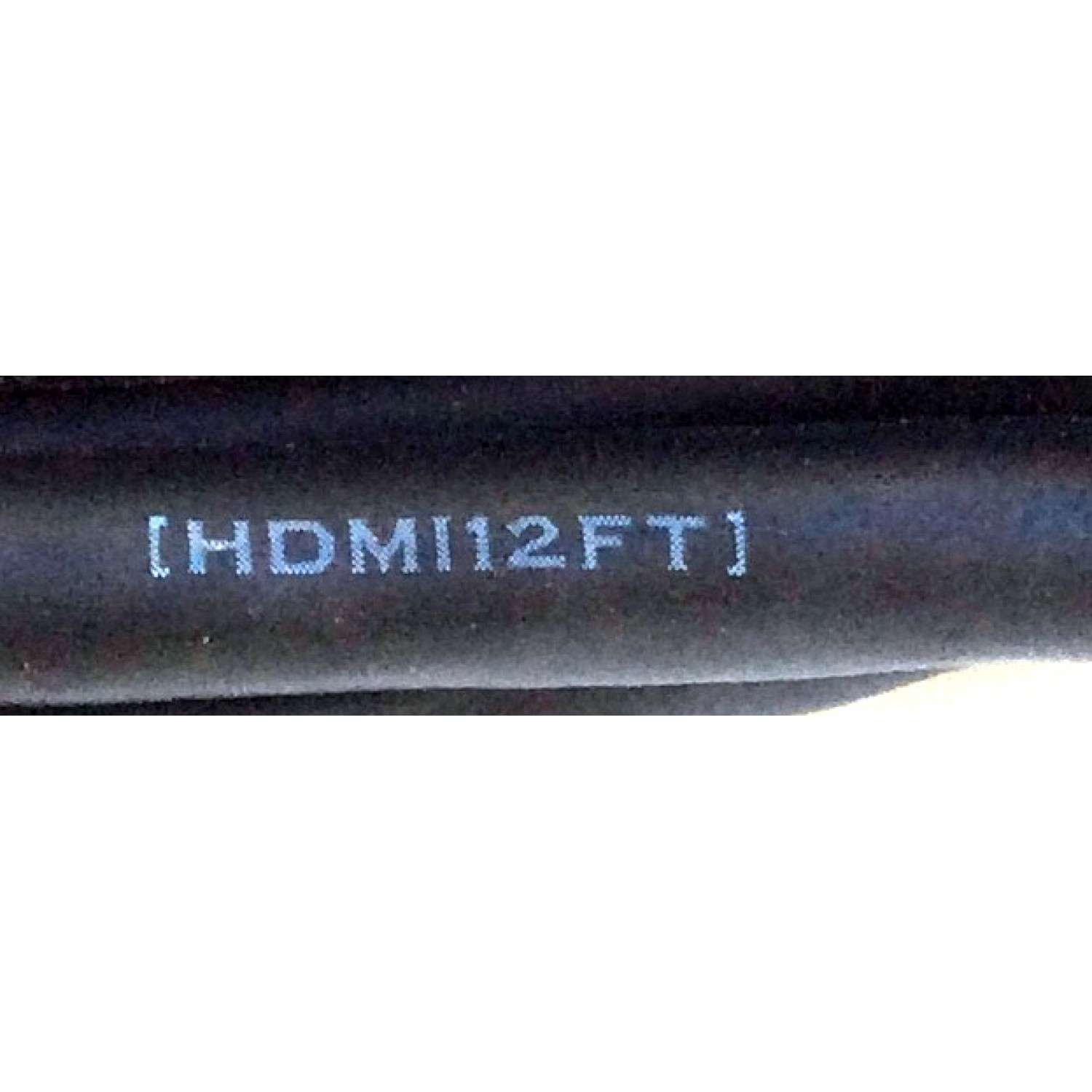 CABLE HDMI / HDMI12FT / E337566 / HD ULTRA HD DE 4K X 2K / VELOCIDAD DE TRANSFERENCIA DE DATOS: 10,2 GBIT/S / LONGITUD DEL CABLE: APROXIMADAMENTE:12 PIES / (3 METROS) / MÁXIMA RESOLUCIÓN: 3840 X 2160 PIXELES / FORMATO DE VÍDEO SOPORTADO: 1080P - Imagen 2