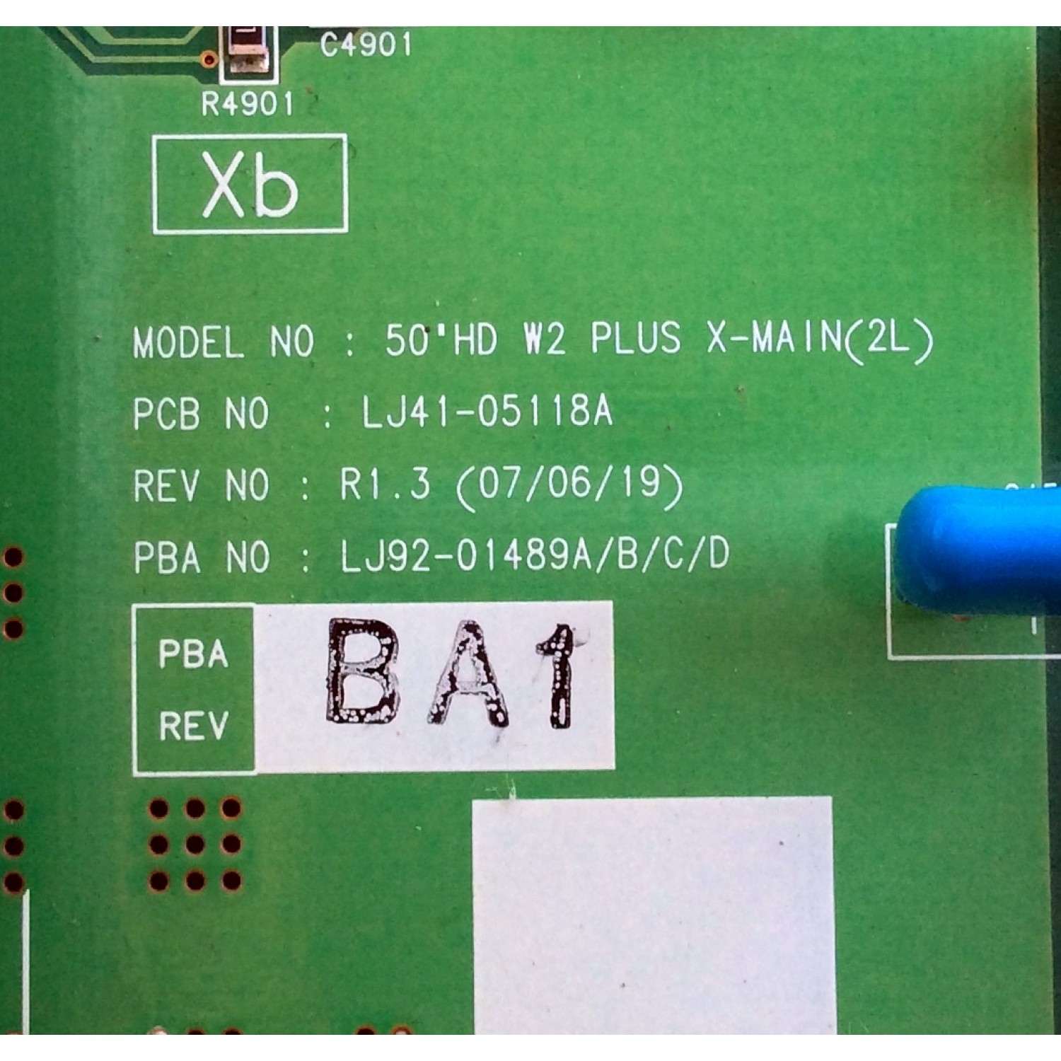 T-CON PARA TV SAMSUNG / NUMERO DE PARTE 55.50T12.C06 / T460HVN05 / 5550T12C06 / DISPLAY T500HVN05.1 / MODELO UN50F6800AFXZA AD03 - Imagen 2