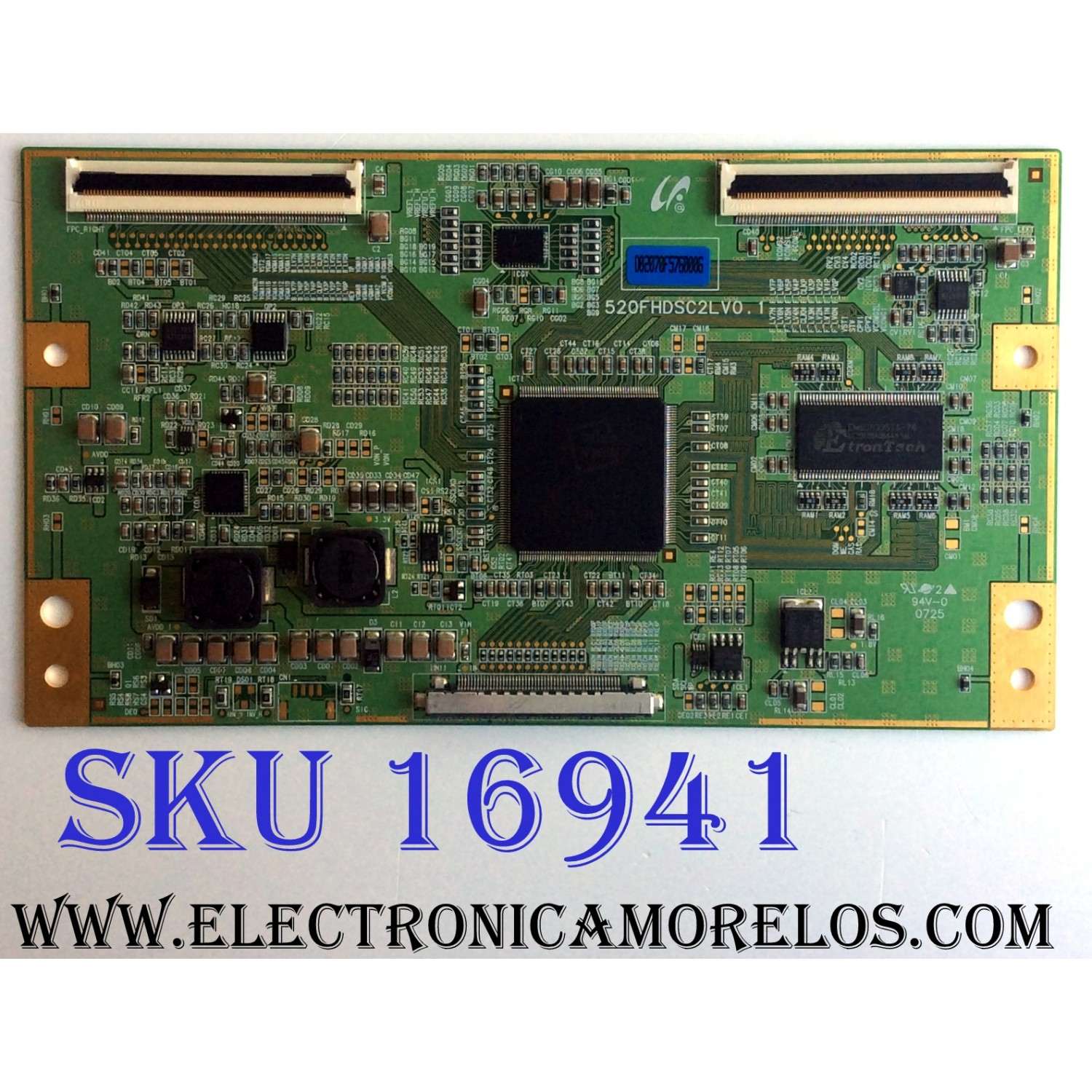 T-CON / SAMSUNG BN81-01698A / LJ94-02070F / 2070F / 520FHDSC2LV0.1 / PANEL LTA520HA05-V01 / MODELO LNT5281FX/XAA SN01